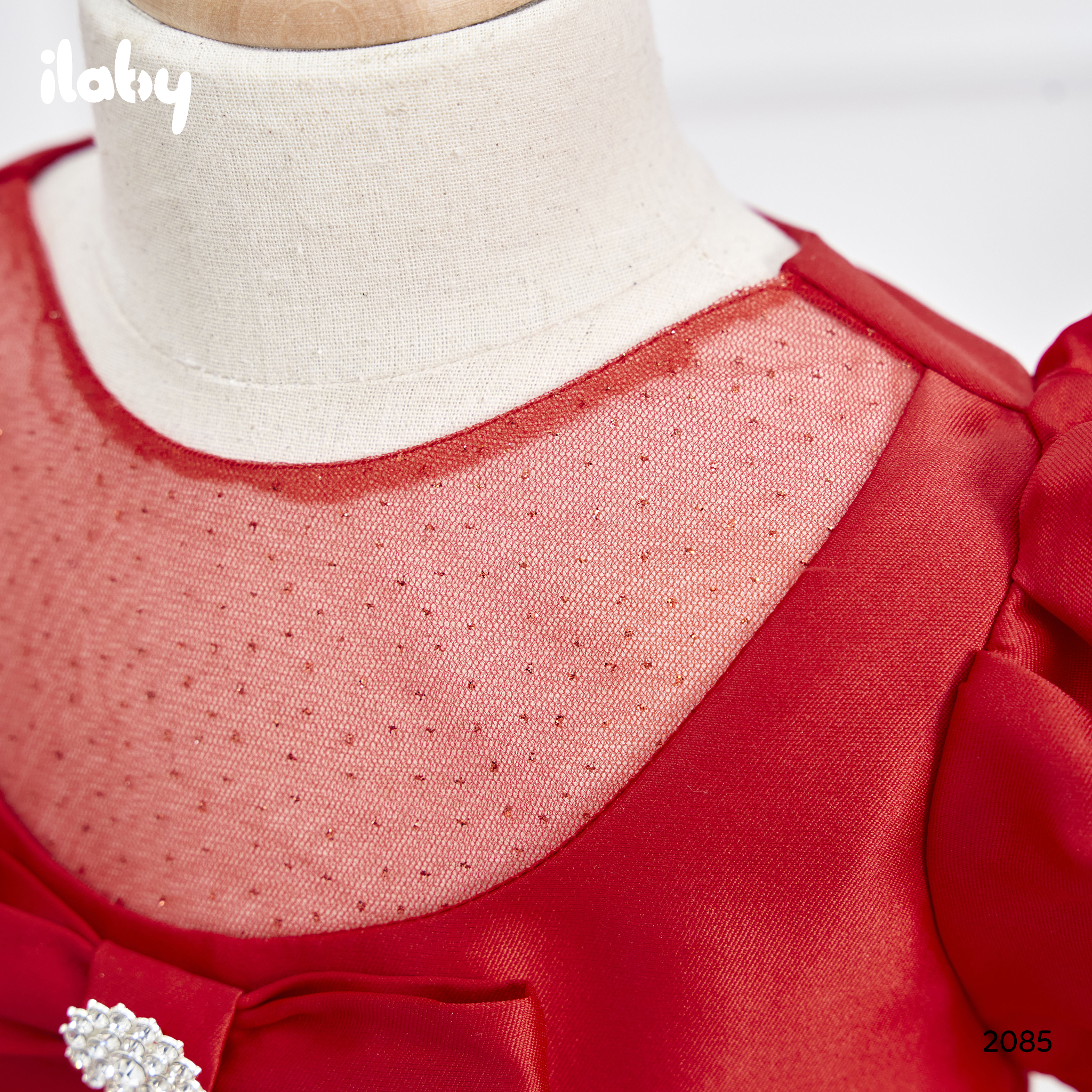 Váy tafta hai tầng nơ đính hoa đá_thumbnail_11