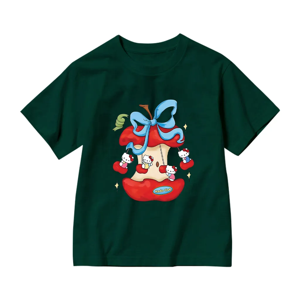 Áo thun bé gái Kitty đáng yêu Kado vải cotton thoáng mát tay ngắn cổ tròn in artwork 2880_thumbnail_11