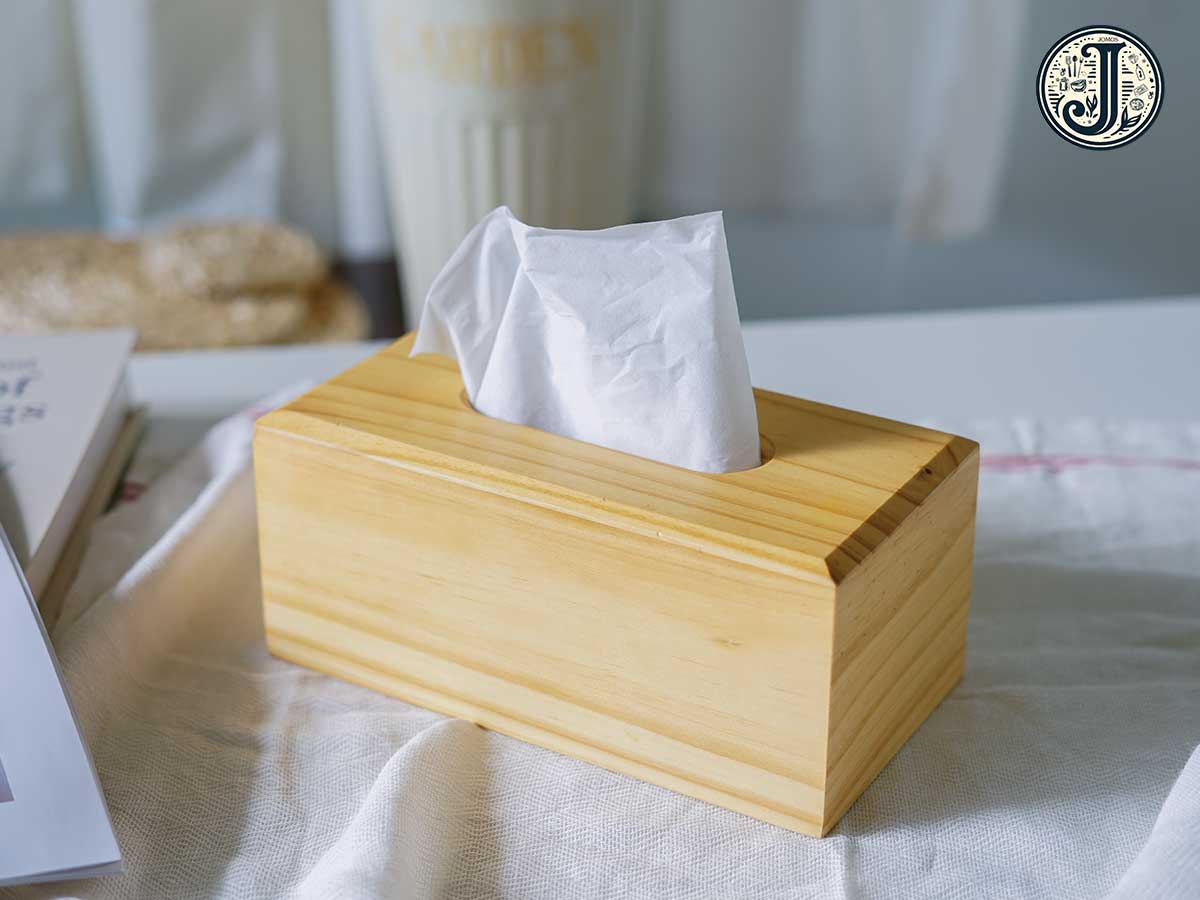 Hộp Giấy Gỗ Thông Hình Chữ Nhật J000150