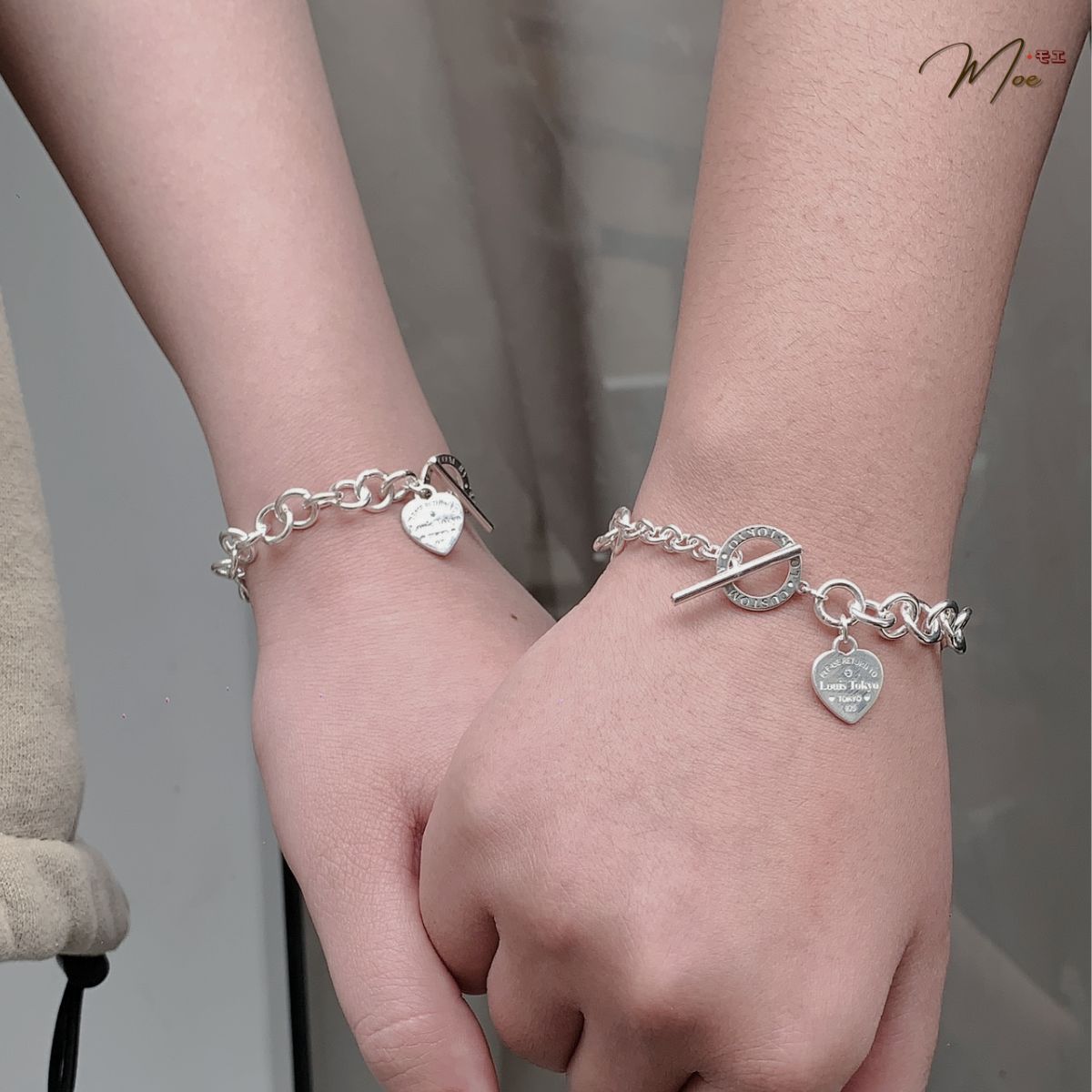 ĐT41 - Lắc tay đôi họng xích chốt tròn bản dày dặn khắc in theo yêu cầu_thumbnail_2