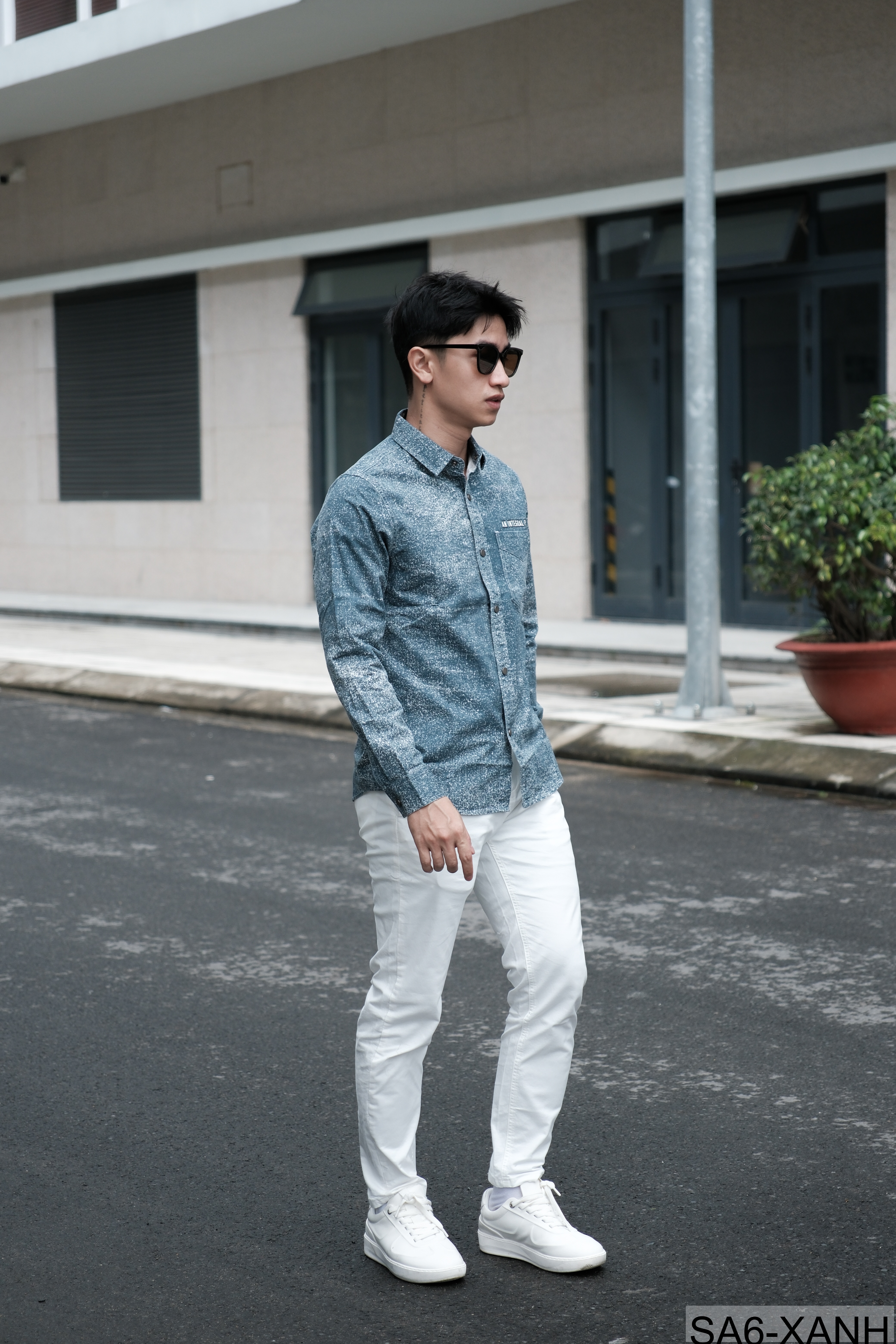 SA6 - Áo sơ mi nam tay dài họa tiết vintage phong cách streetwear, form rộng thoải mái_thumbnail_2
