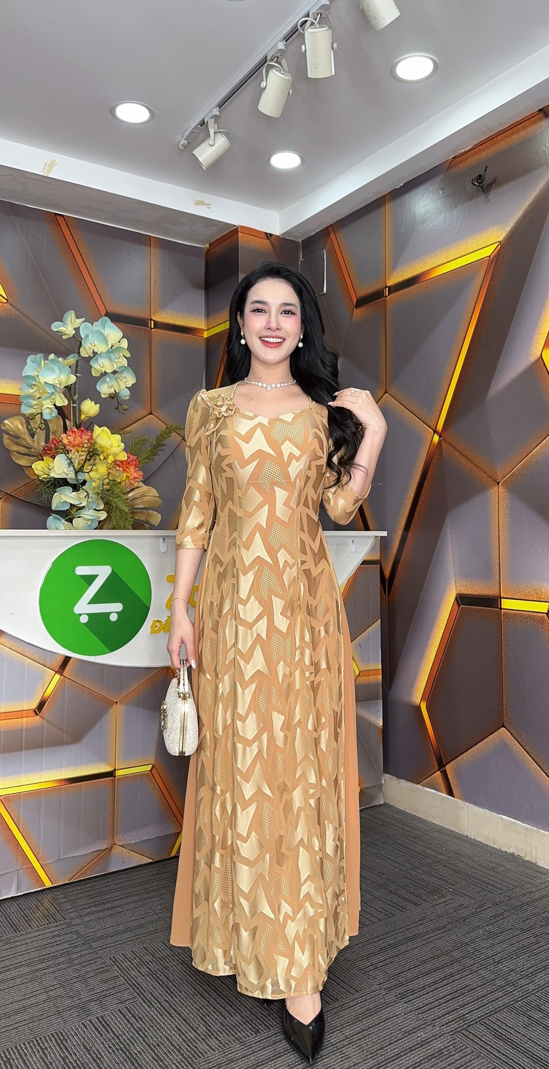 Đầm giả áo dài - Y1920 - Thương hiệu Zonbig_thumbnail_4