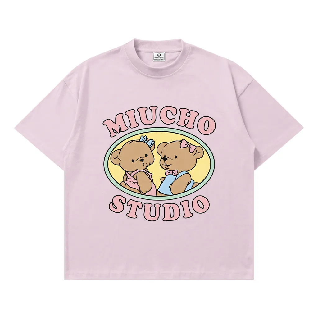 Áo thun boxy nữ Miucho Gấu Teddy 3121_thumbnail_13