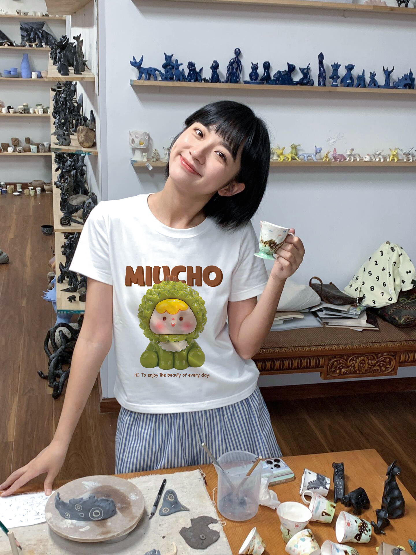 Áo baby tee in hoạt hình dễ thương form ôm ABD1567 Miucho vải cotton co giãn thoải mái cổ tròn in mix_thumbnail_3