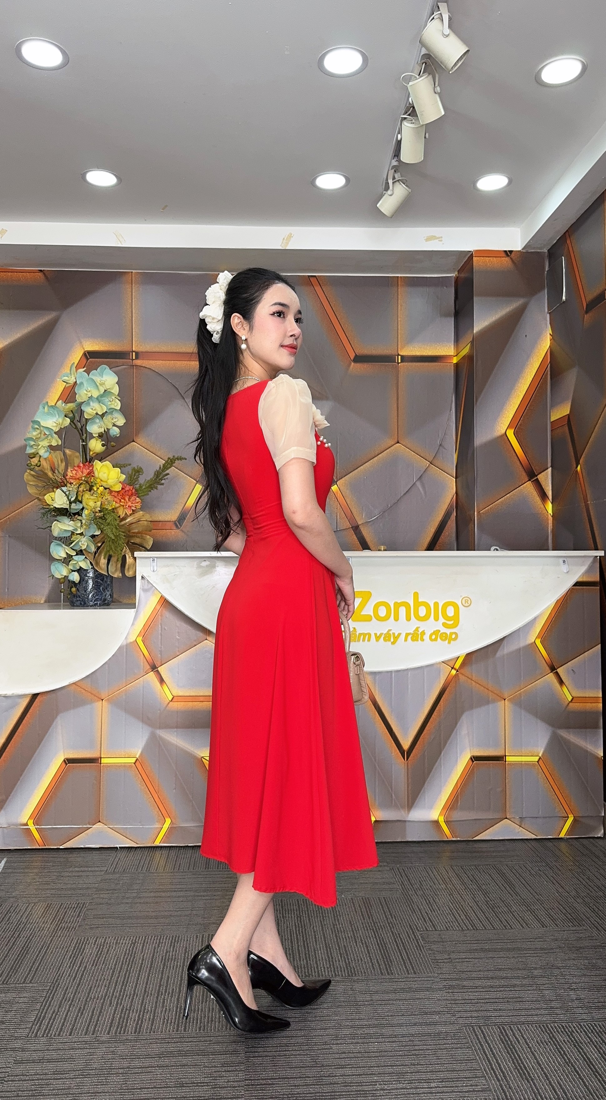 Đầm xòe - Y1907 - Thương hiệu Zonbig_thumbnail_2