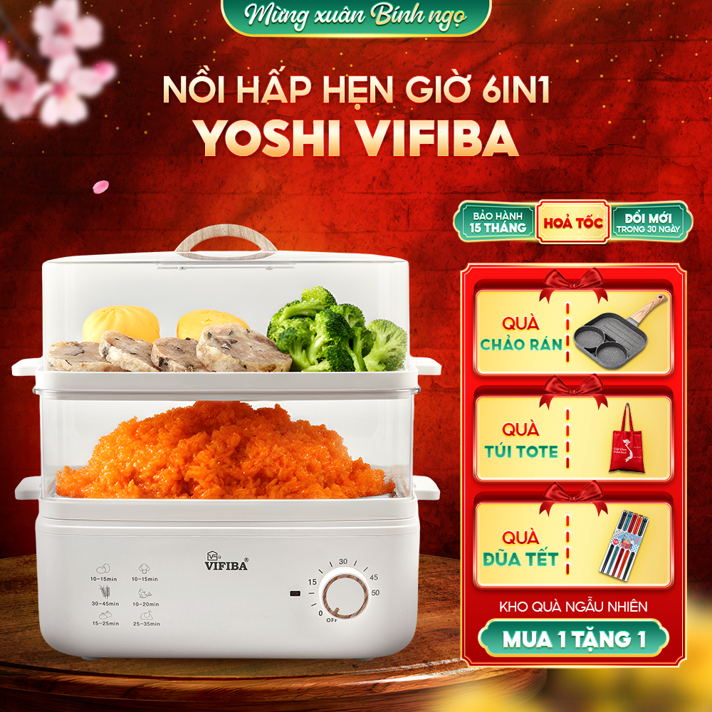 Nồi Hấp Điện Thủy Nhiệt Yoshi Vifiba