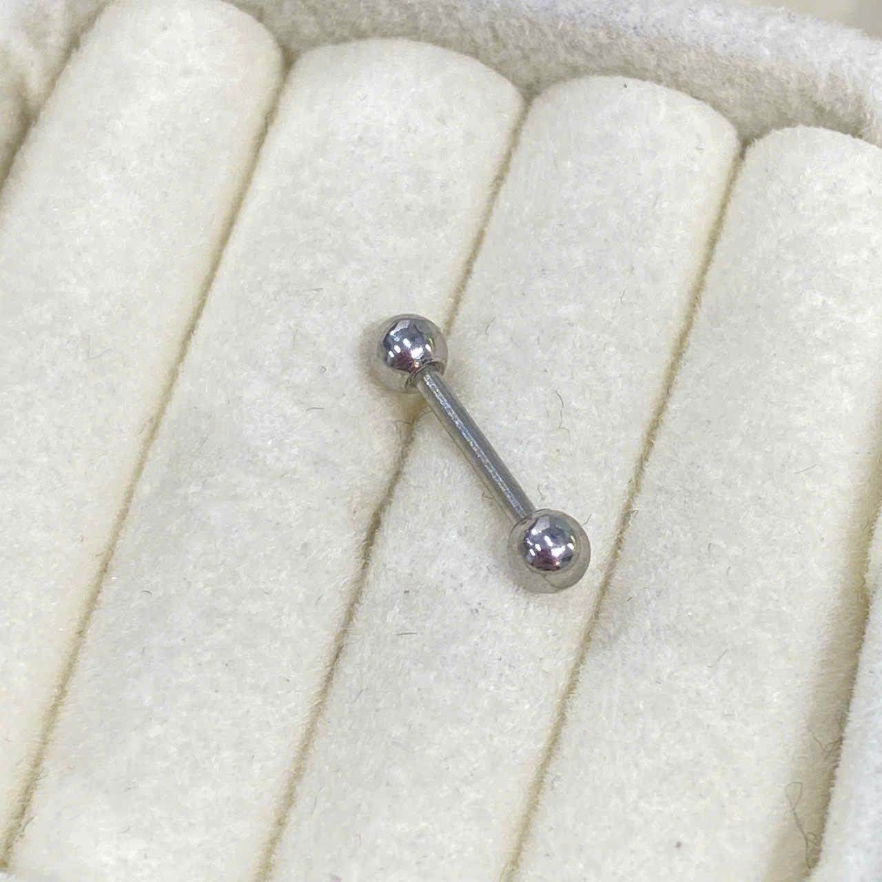 Khuyên bi cơ bản 2 đầu bi vặn ren ngoài titan (thân 6, bi 5)._thumbnail_3