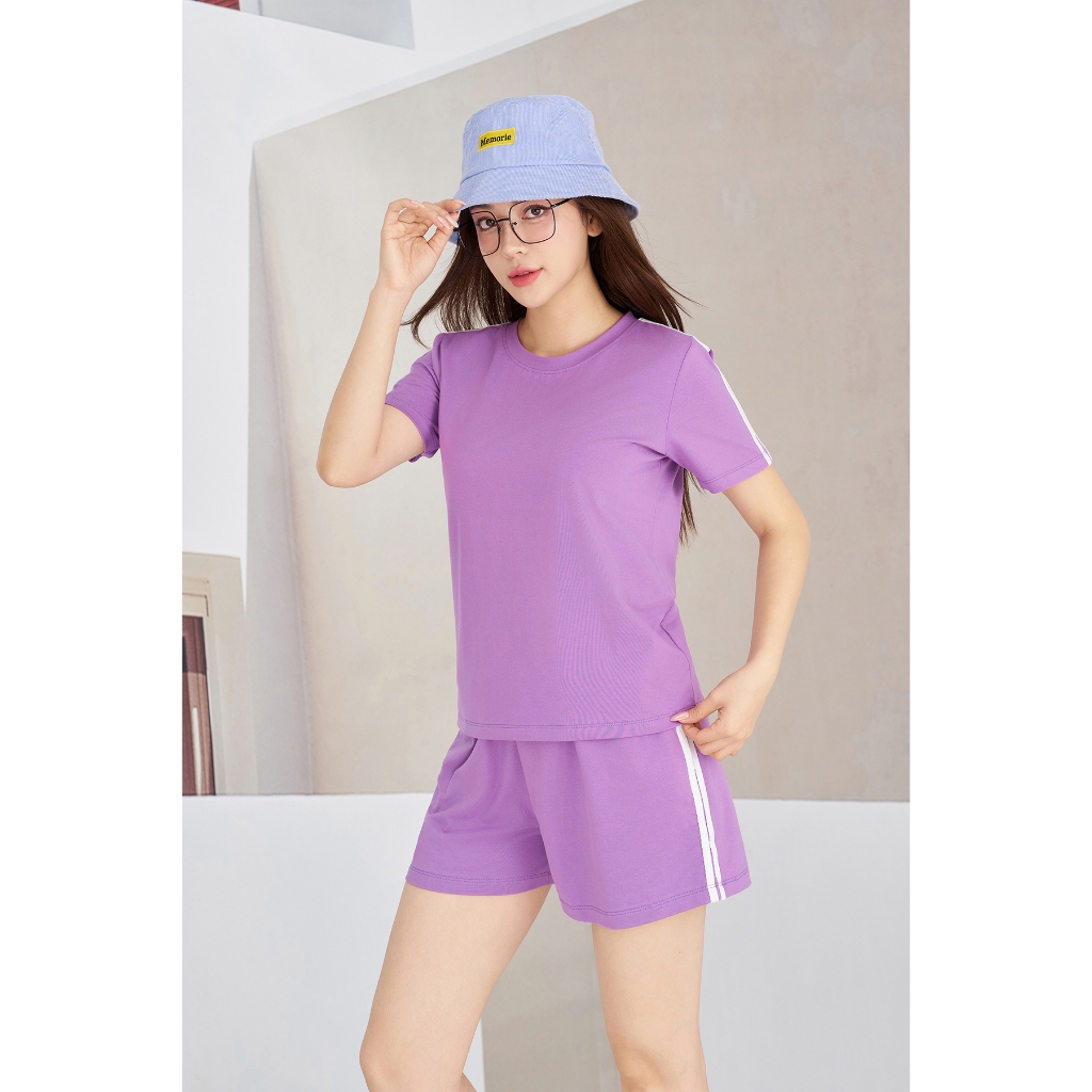 [Form vừa]  Set đồ nữ LOZA - Đồ bộ nữ gồm quần áo cộc tay chất liệu cotton 4 chiều PB87