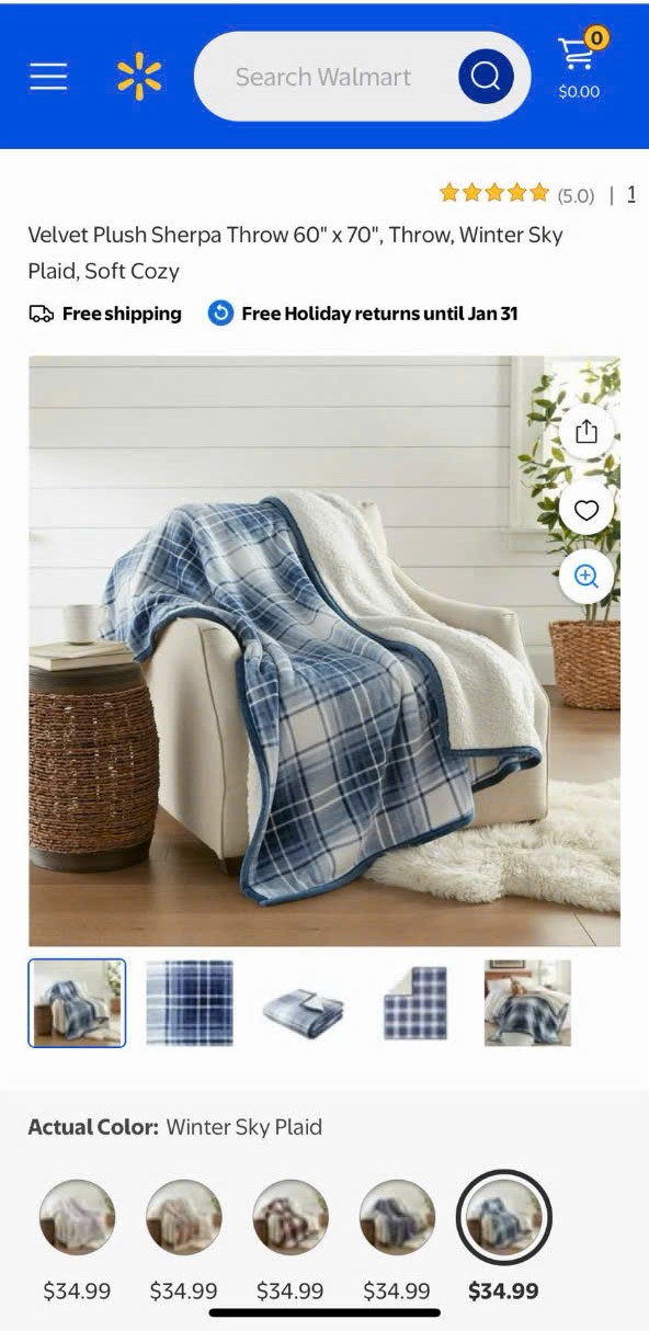 Mền Lông Cừu Member Mark SIZE 1.5x1.8m_thumbnail_2