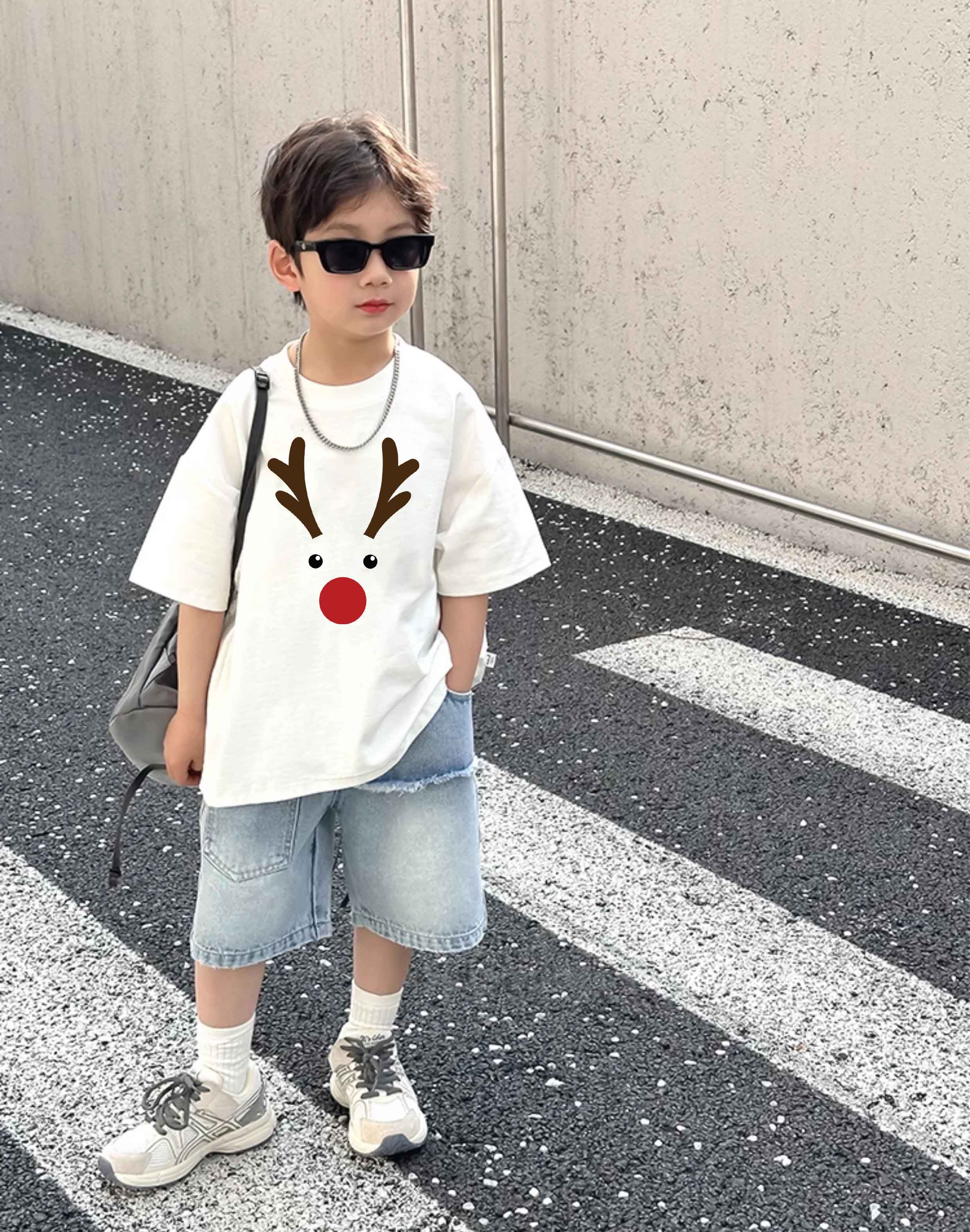 Áo thun bé trai giáng sinh noel form rộng vải cotton co giãn thoải mái AED1708 Miucho Kid in artwork_thumbnail_2