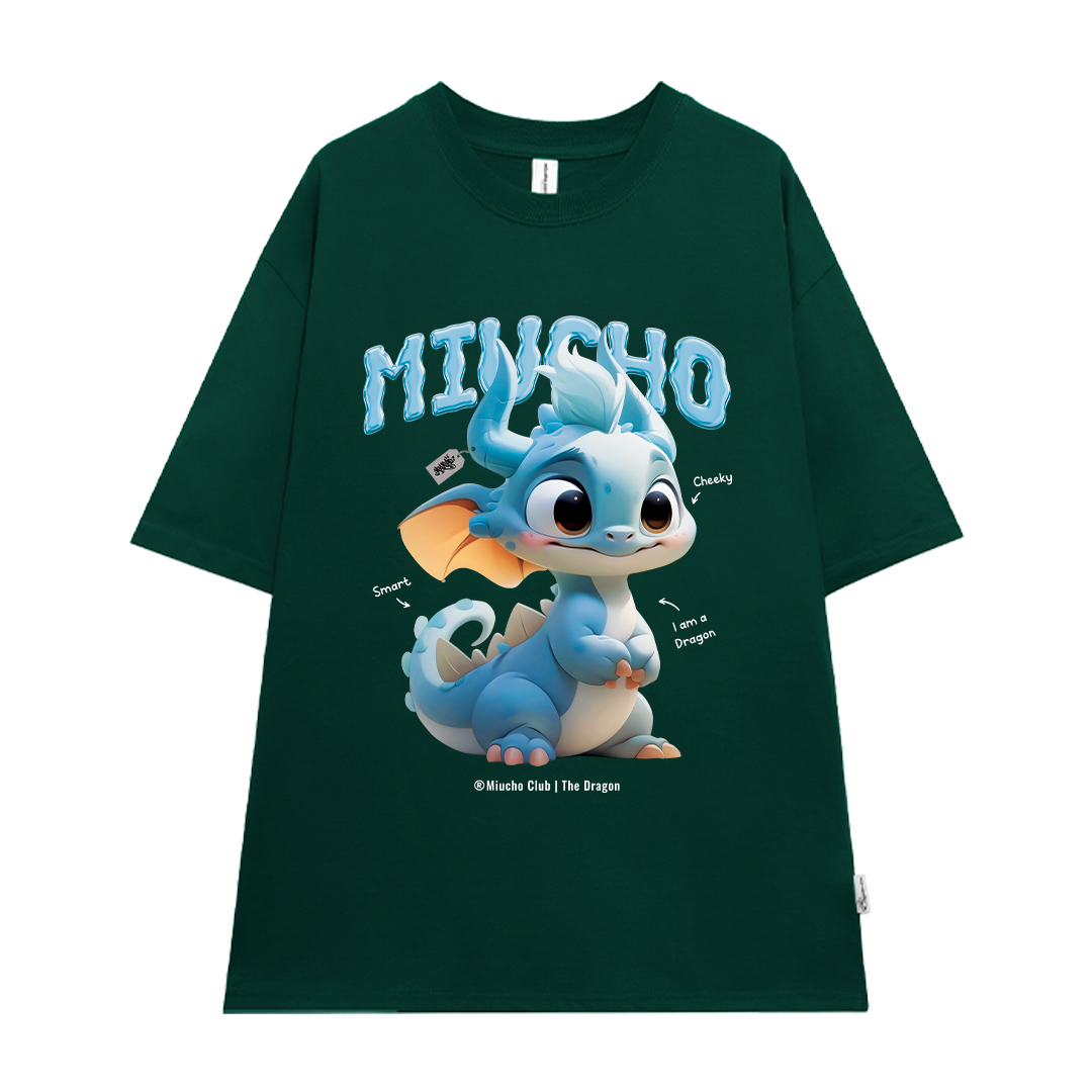 Áo thun form rộng 12 con giáp tuổi Thìn ATD1241 Miucho tay ngắn cổ tròn in mix_thumbnail_16