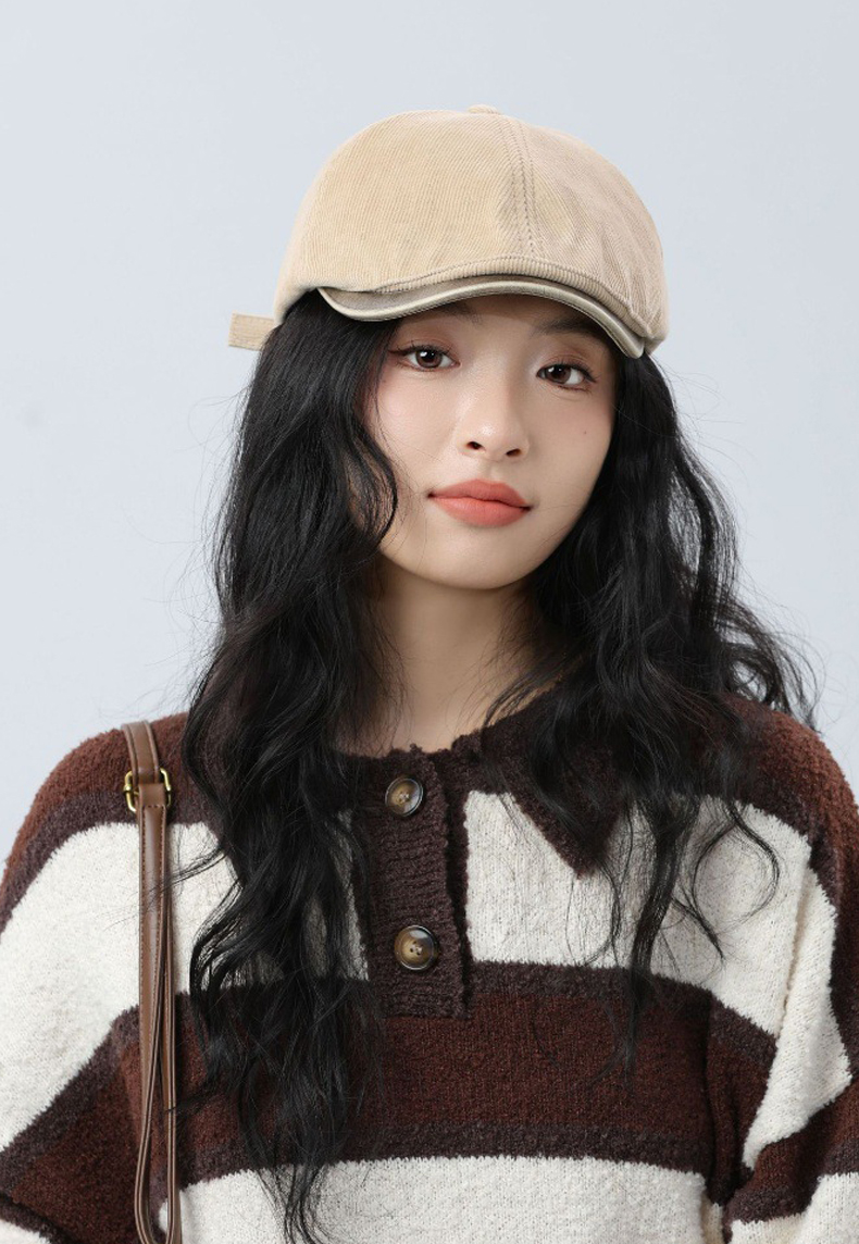 Mũ beret vải nhung tăm nam & nữ HZ2440_thumbnail_17