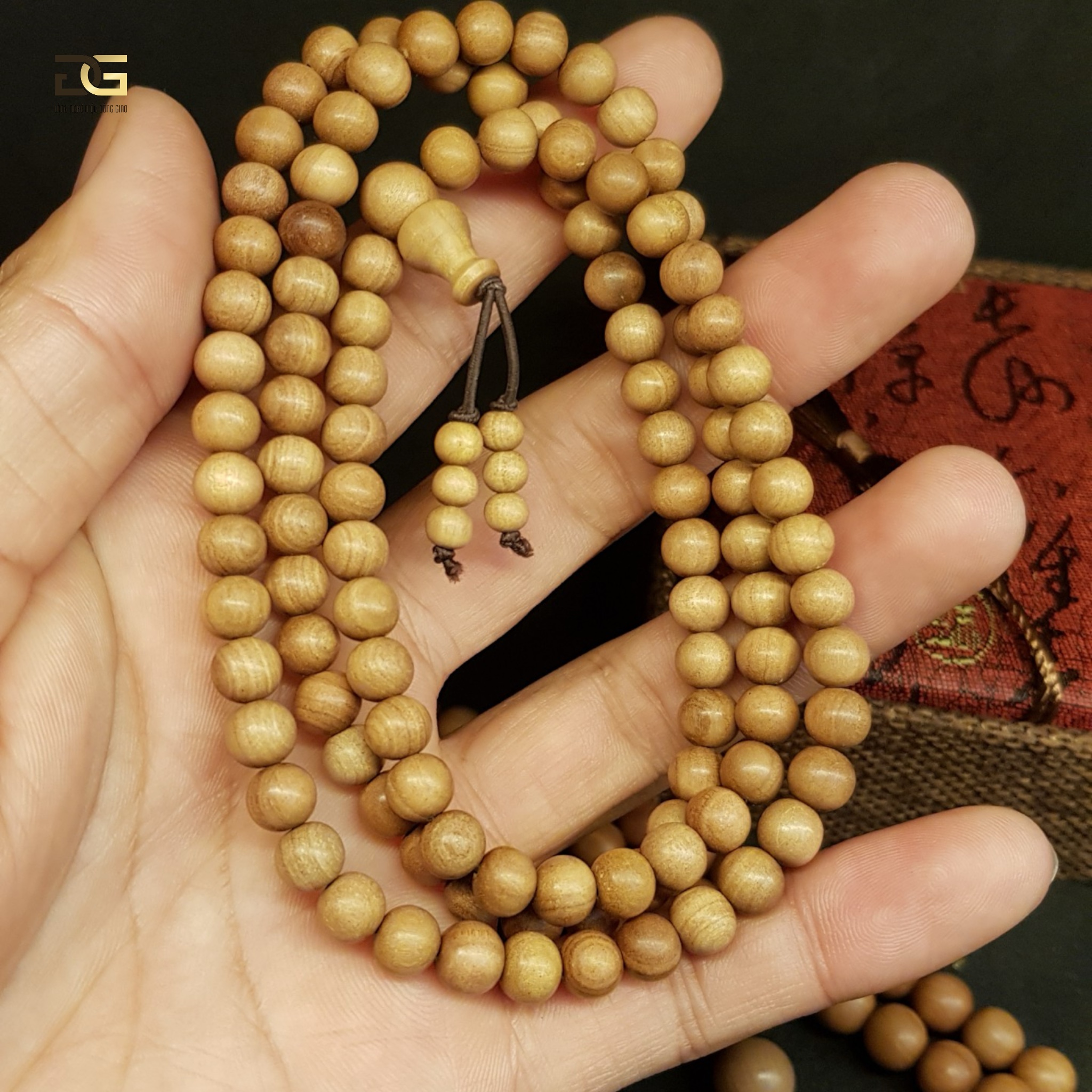 06mm (108 Hạt) Vòng Tay Đàn Hương Rừng Ấn Độ_thumbnail_3