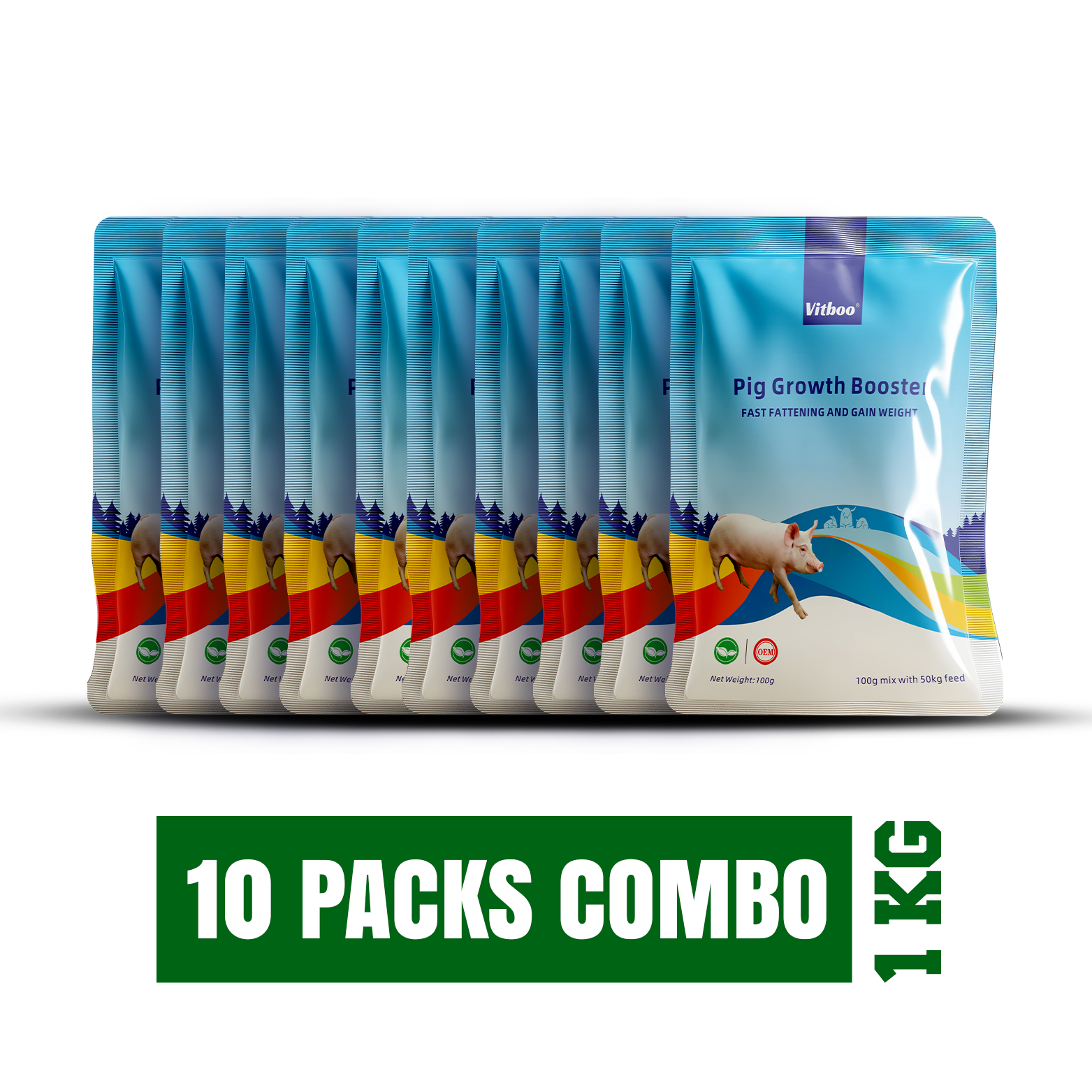 Pig Growth Booster - 10 Packs