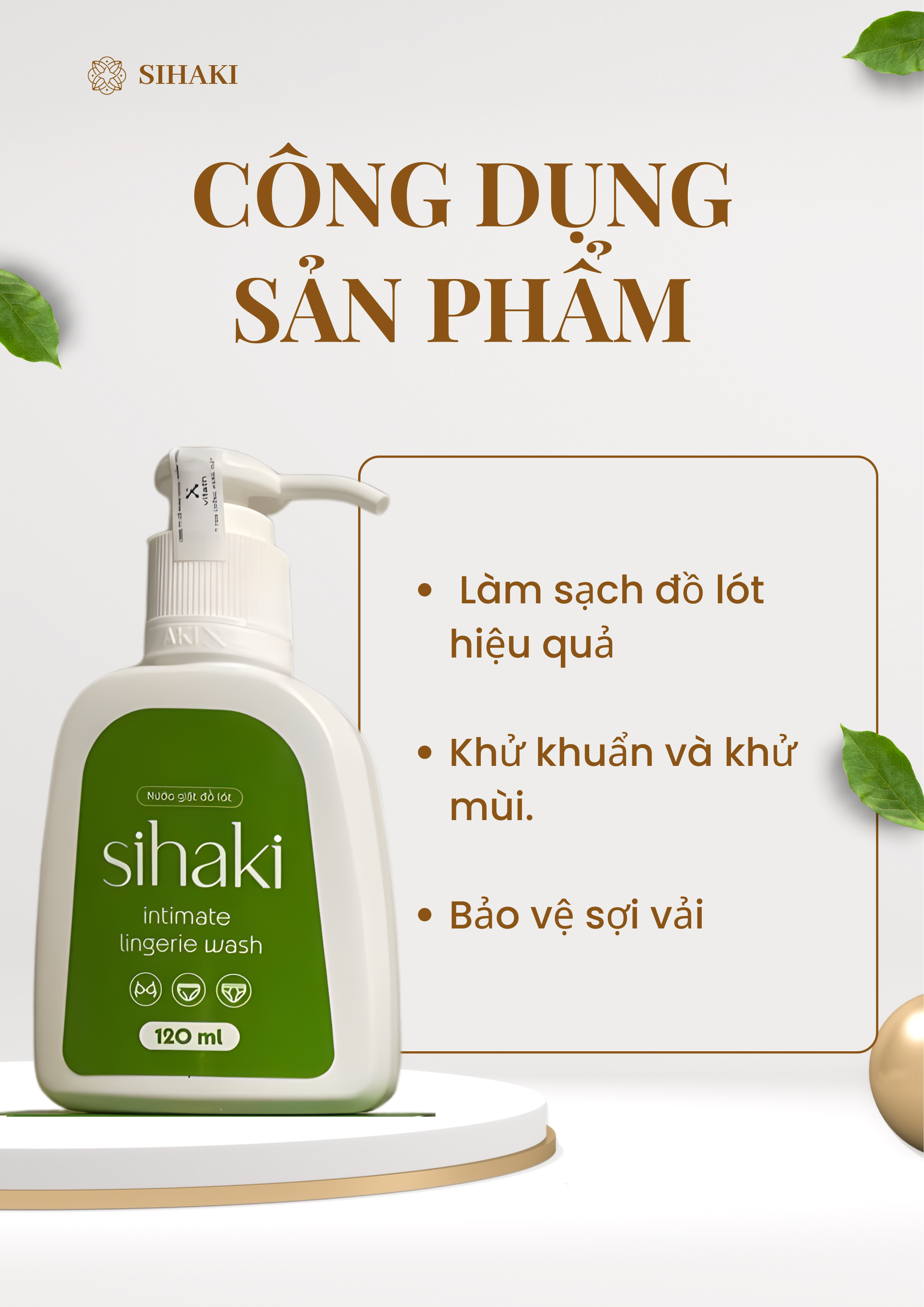 Nước giặt đồ lót Sihaki Lingerie Wash (Hộp 120ml)_thumbnail_2