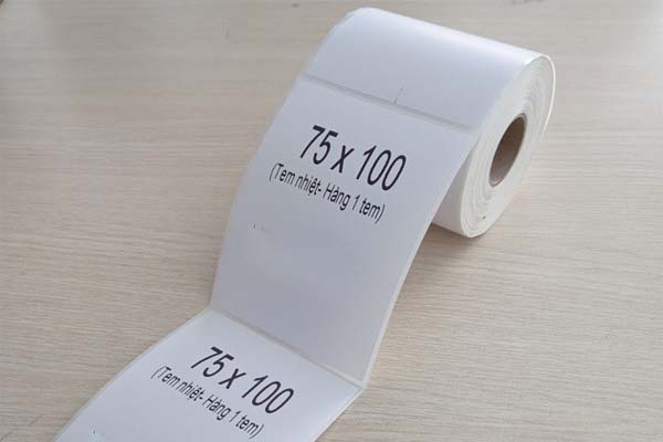 Giấy in decal nhiệt K75X100 (dài 42m)