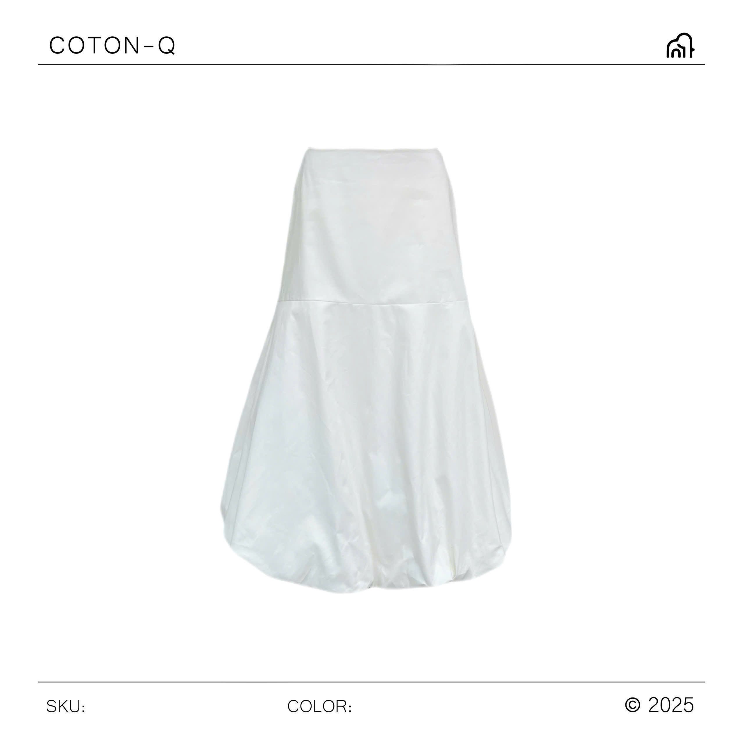 HS53 Chân váy bí trắng