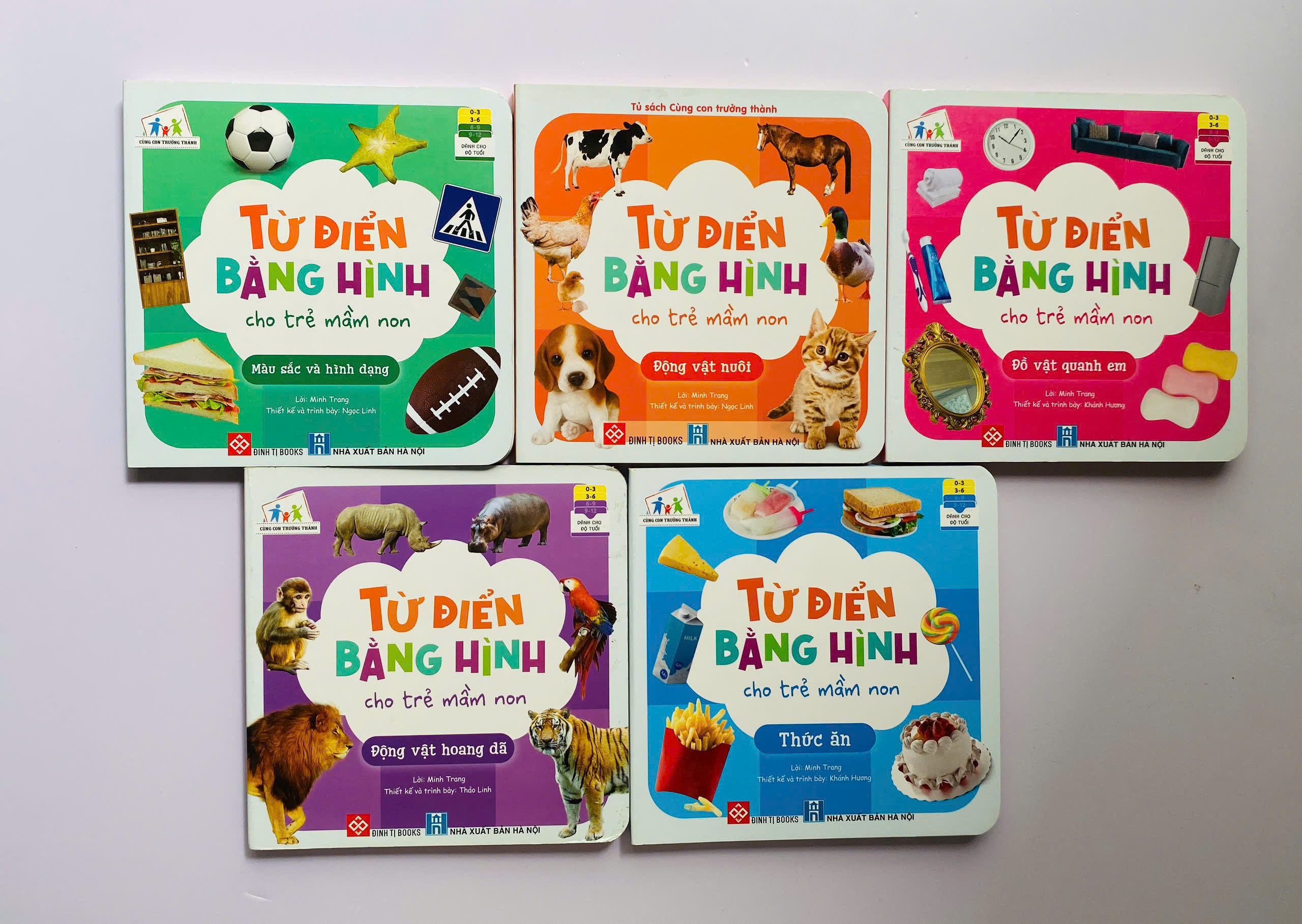 Combo 5c Từ điển bằng hình cho trẻ mầm non