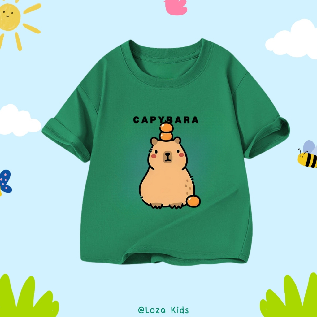 Áo phông cho bé in hình CapyBara nhiều mẫu - Loza Kids  AT024_thumbnail_6