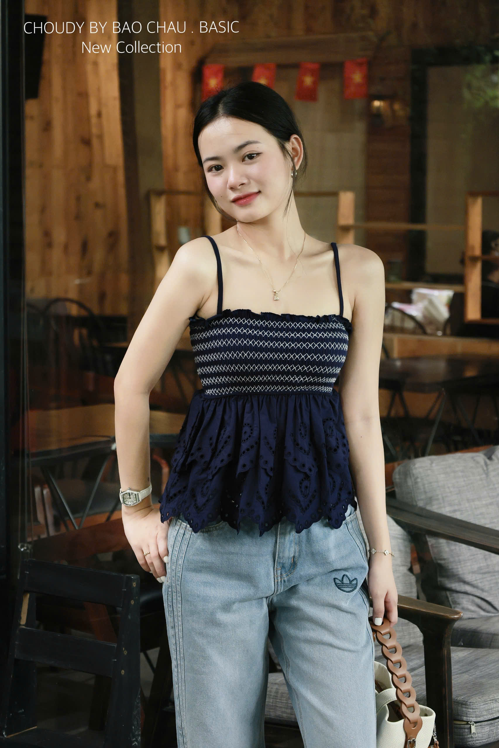 SALE A410 ÁO DÂY KIỂU 2 MÀU_thumbnail_1