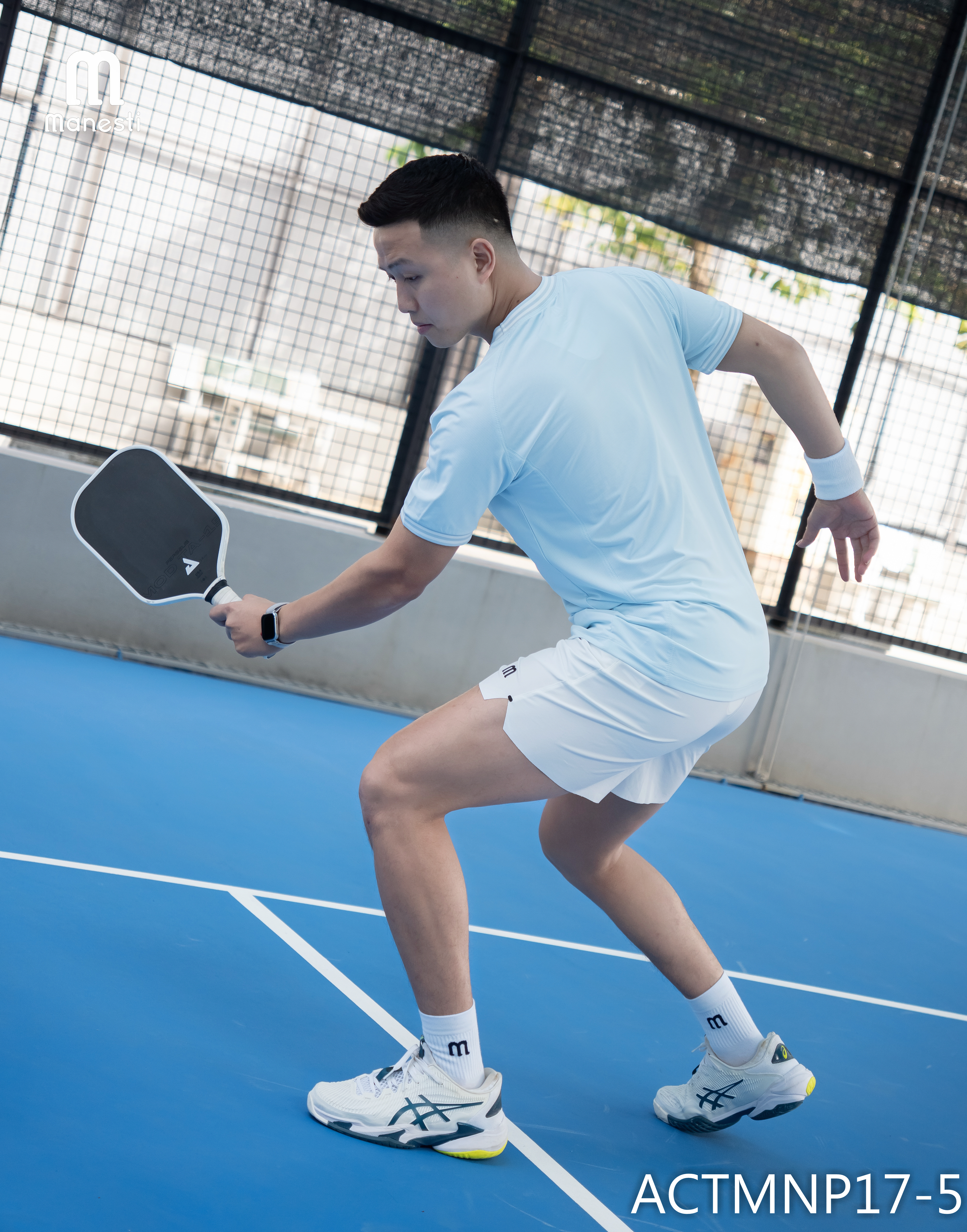 Áo thun thể thao nam chơi Pickleball/Tennis AirMesh Manesti_thumbnail_43