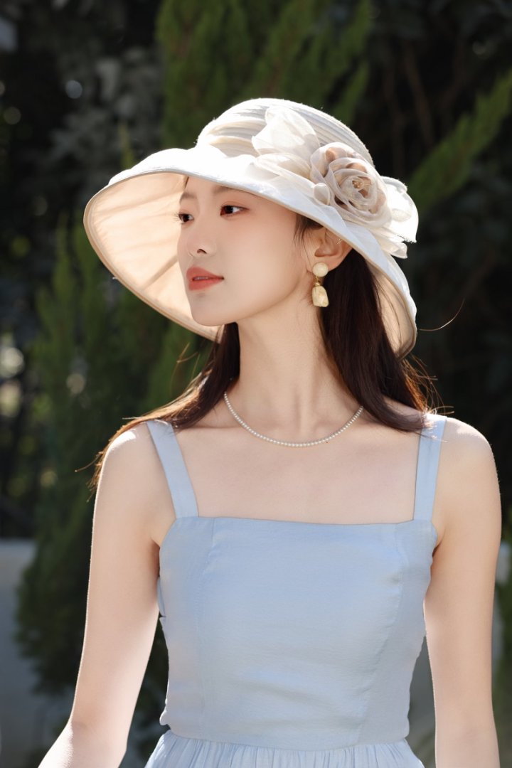 Mũ vành rộng có nơ hoa Hàn Quốc HZ2516_thumbnail_21