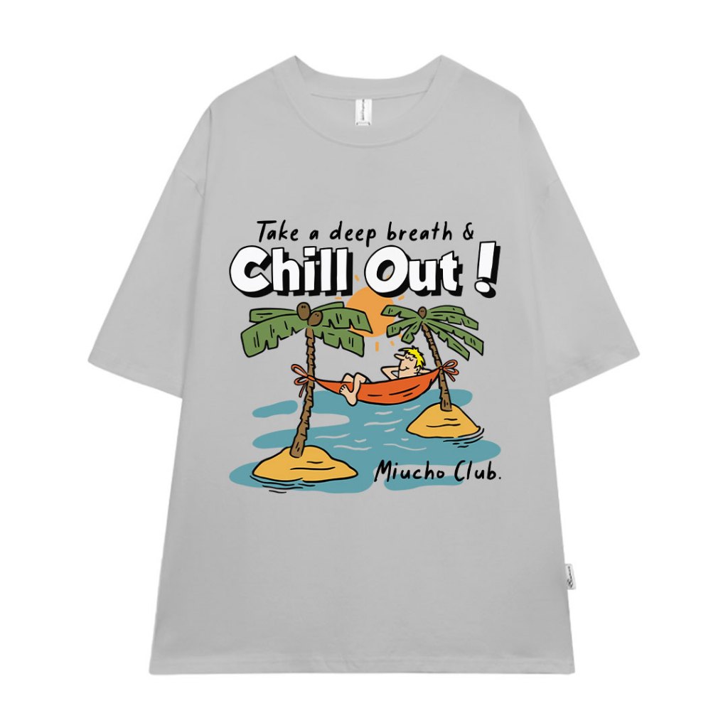 Áo thun nam form rộng ATD1145 Miucho Man tay ngắn thoáng mát cổ tròn in mix BST hè biển_thumbnail_24