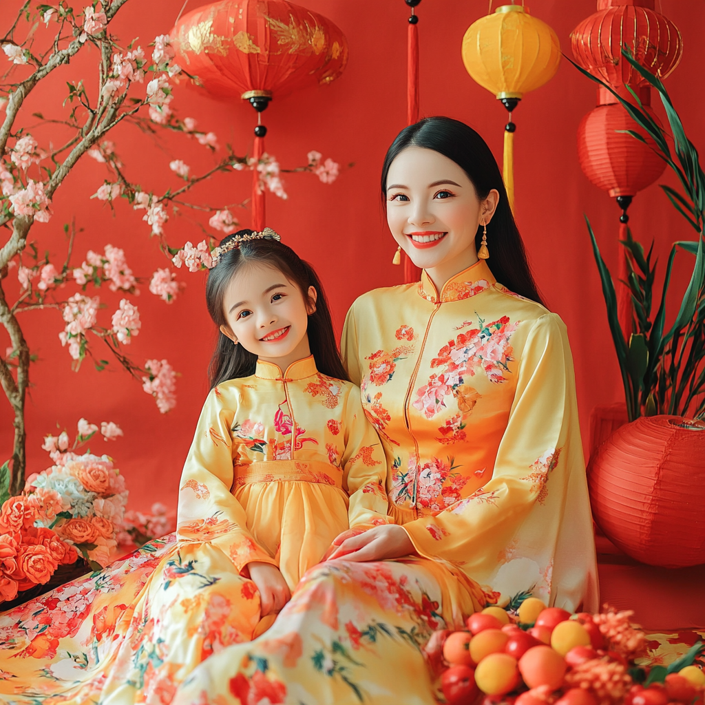 5 Mẹo Phối Đồ Ngày Tết Cho Mẹ Và Con Gái Năm 2025