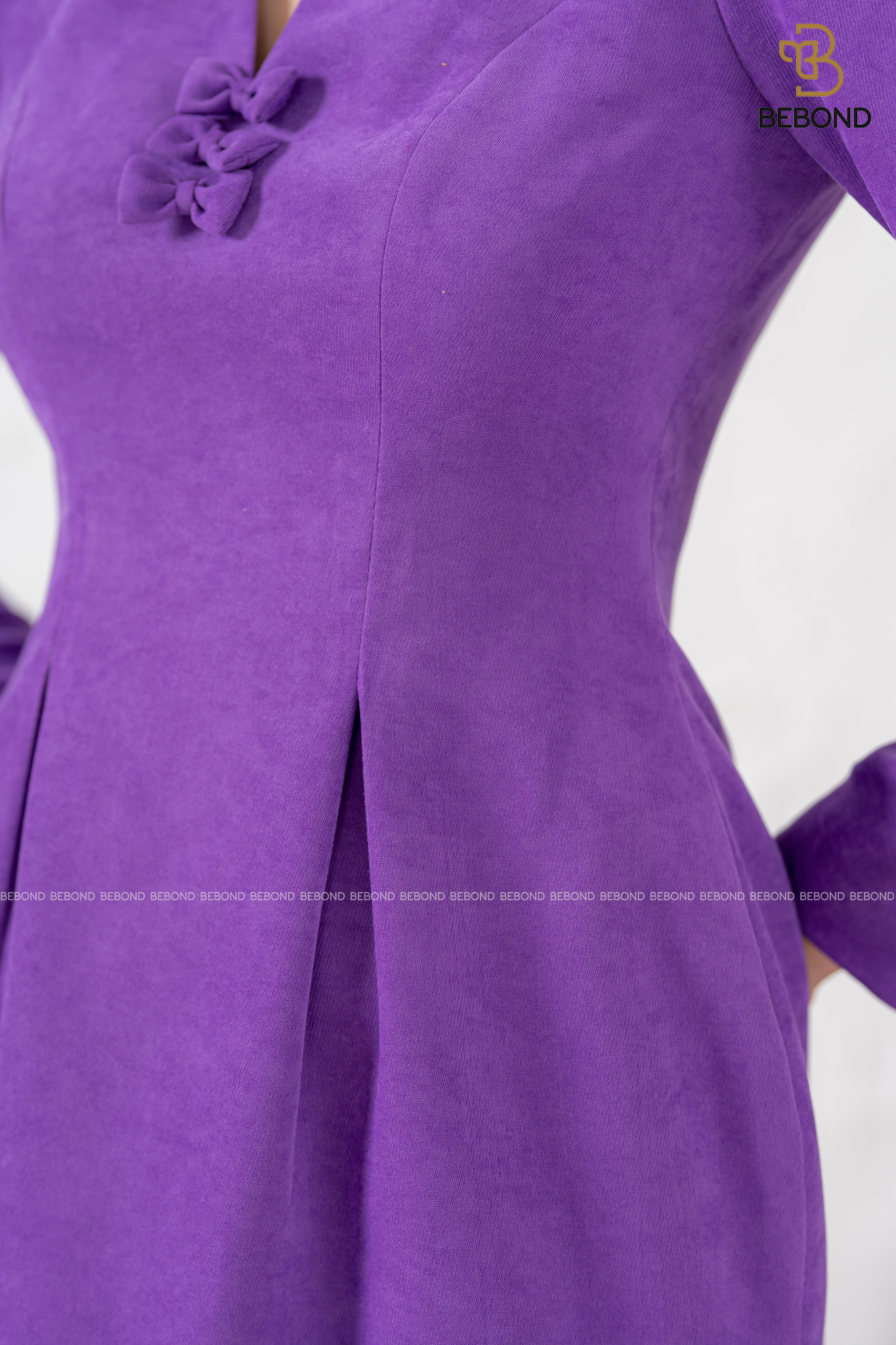 Đầm nhung tăm màu TÍM - Violet Dress_thumbnail_10