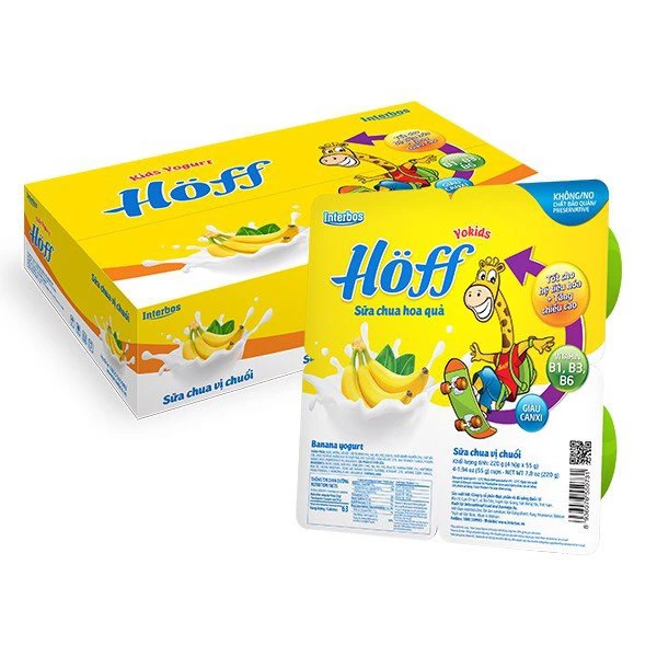 Hoff - Sữa chua TE vị Chuối 55gr_thumbnail_3