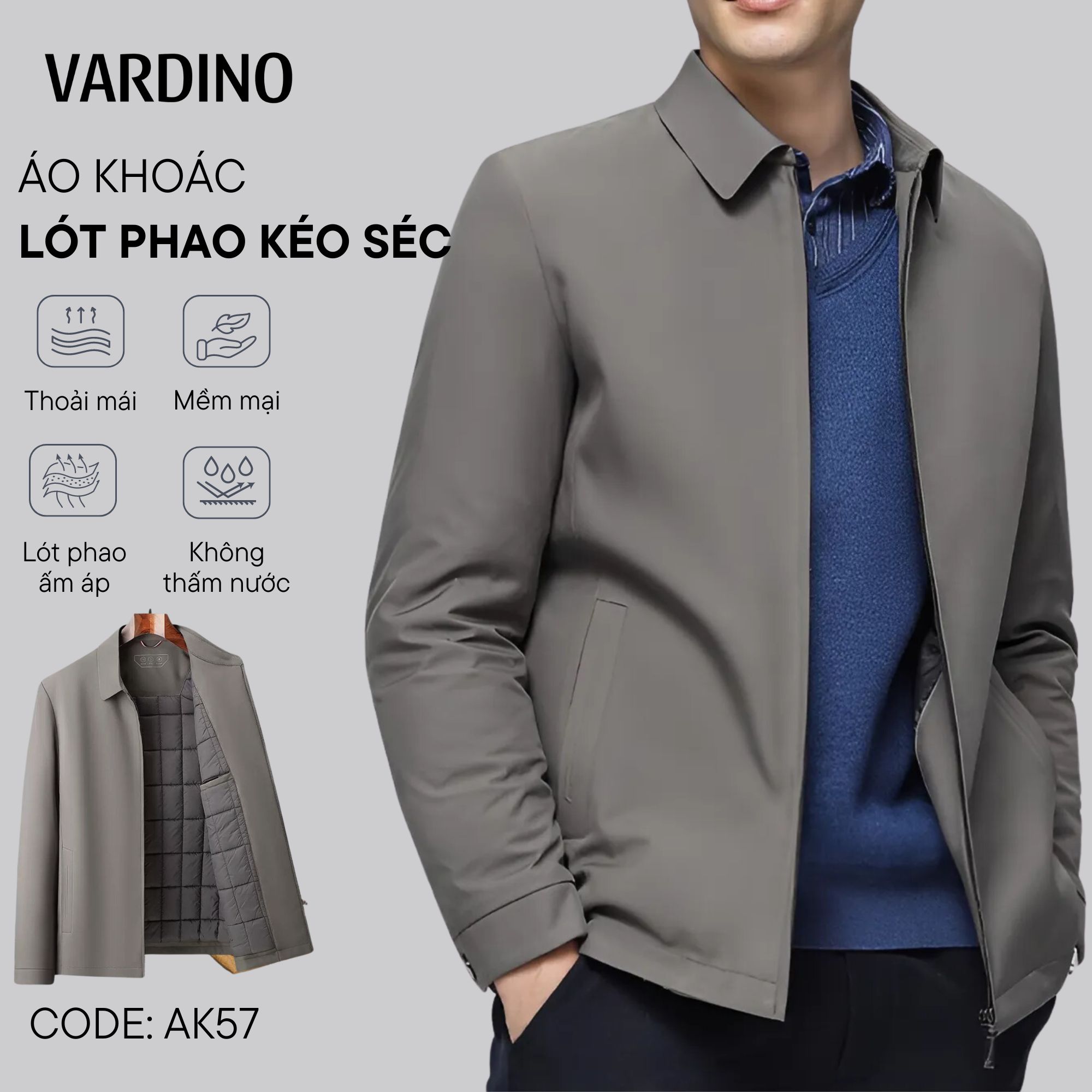Áo khoác chần bông Vardino AK57_thumbnail_4