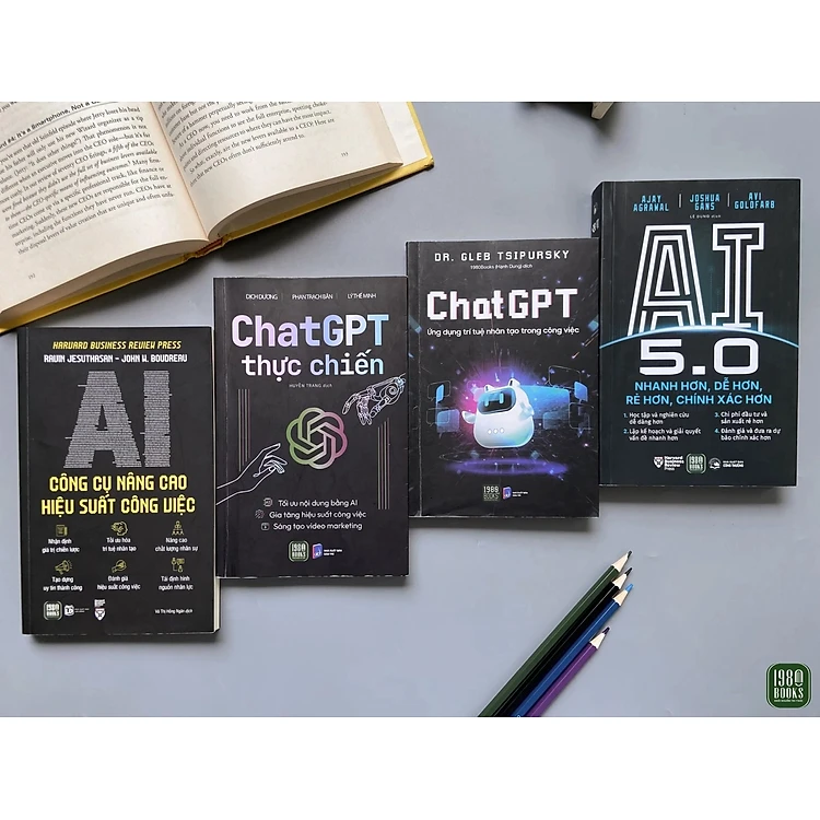 Bộ 4 Cuốn Chat GPT - Trí Tuệ Nhân Tạo