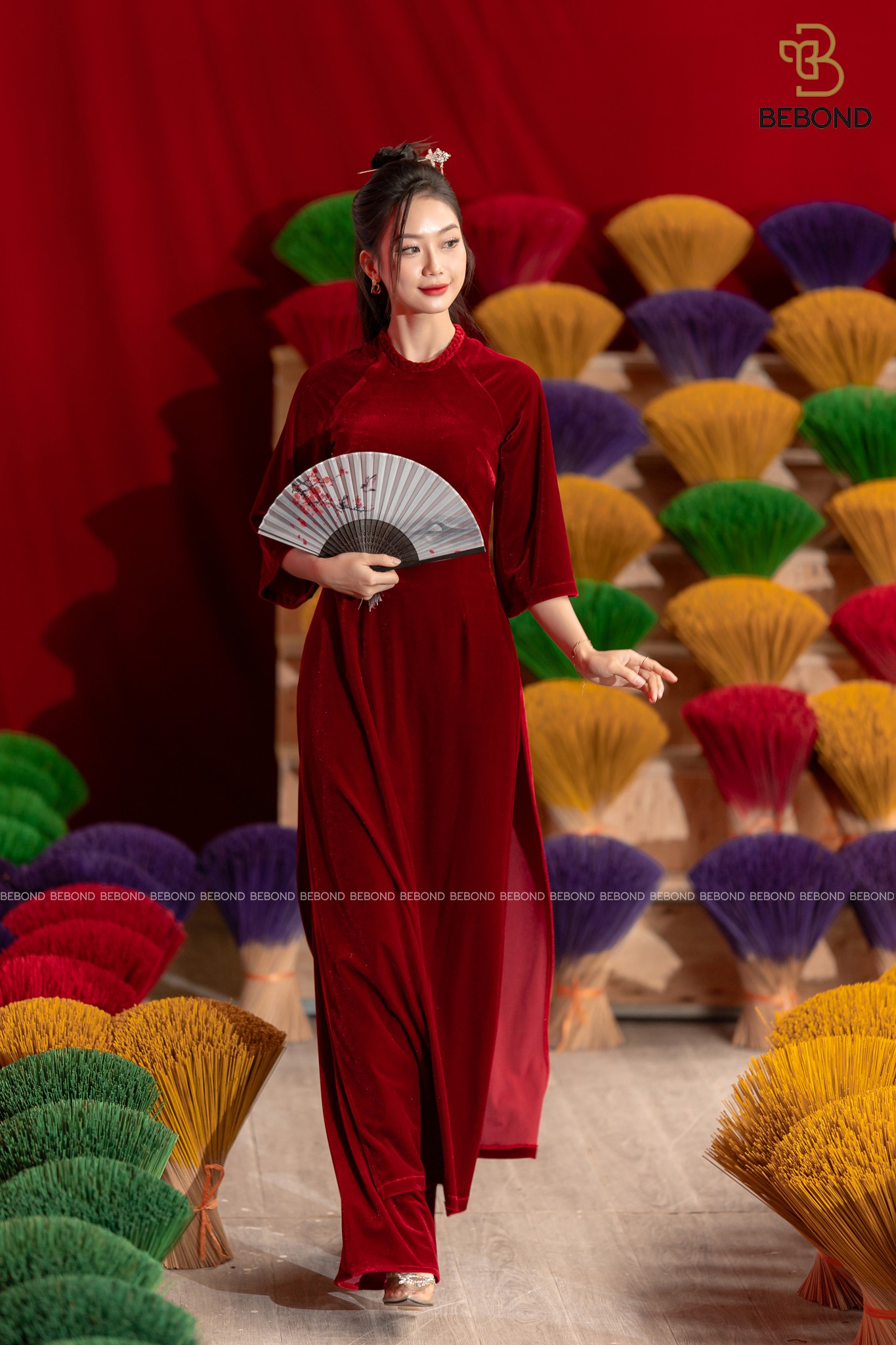 SET ÁO DÀI CHÂU ĐAN