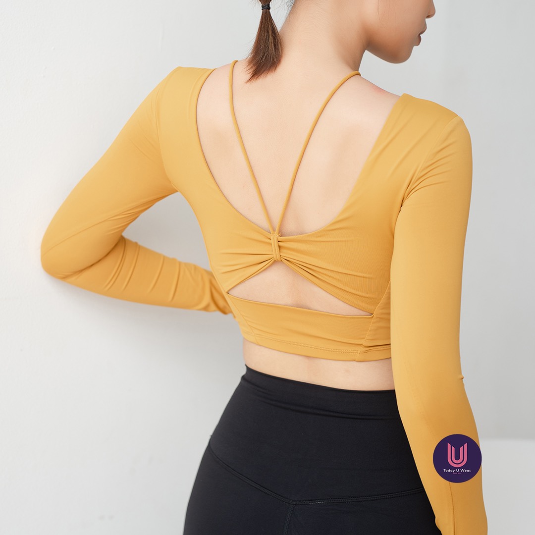 Áo tập gym yoga thể thao nữ Softy tay dài_thumbnail_1