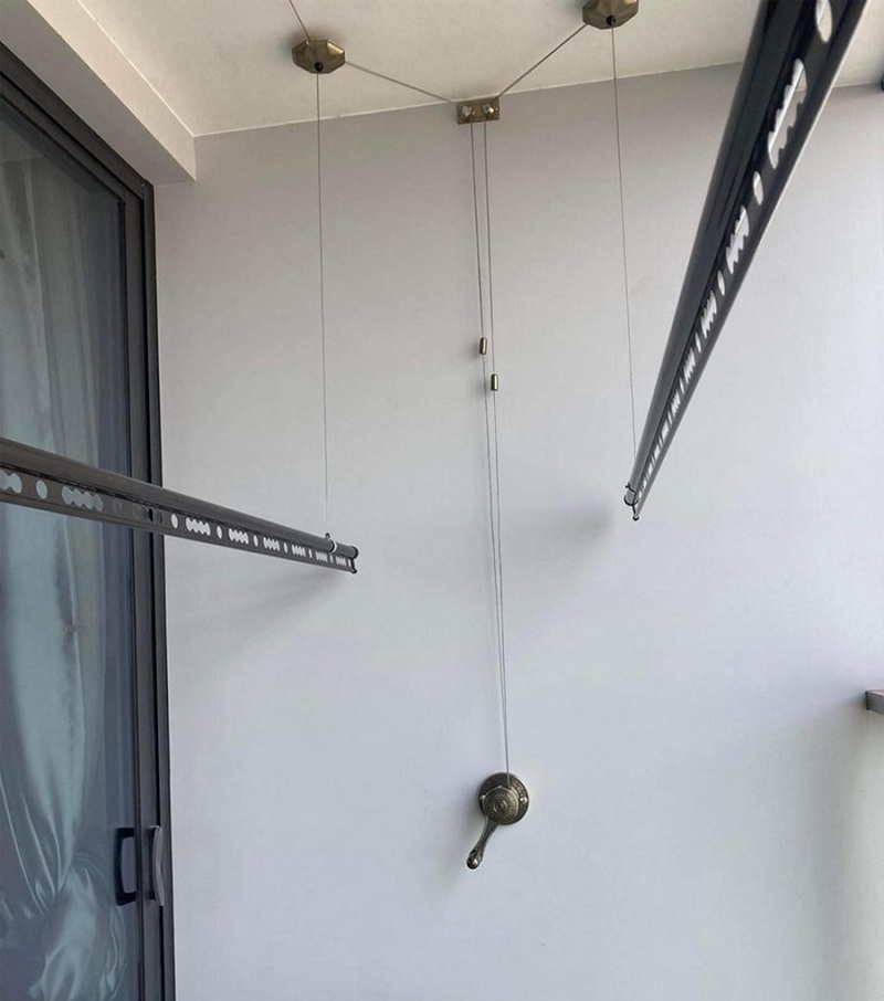 ราวตากผ้าแขวนติดผนัง Joshi J01