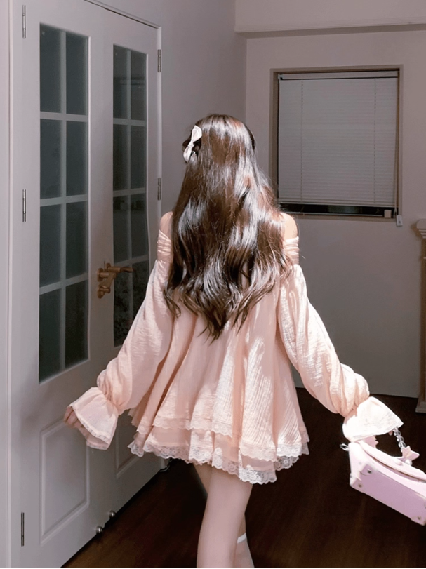 Áo Blouse Cổ Ruffled – Phong Cách Hồng Thanh Lịch_thumbnail_2