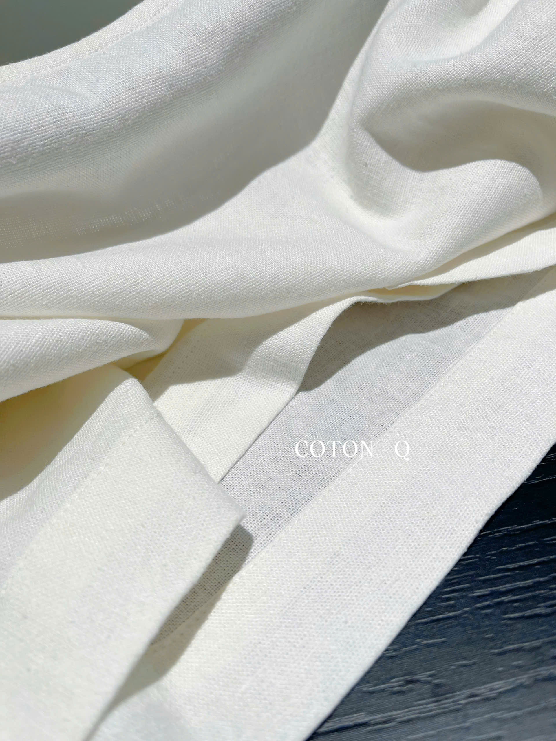 Áo thun tay ngắn Coton Q linen phối túi_thumbnail_10