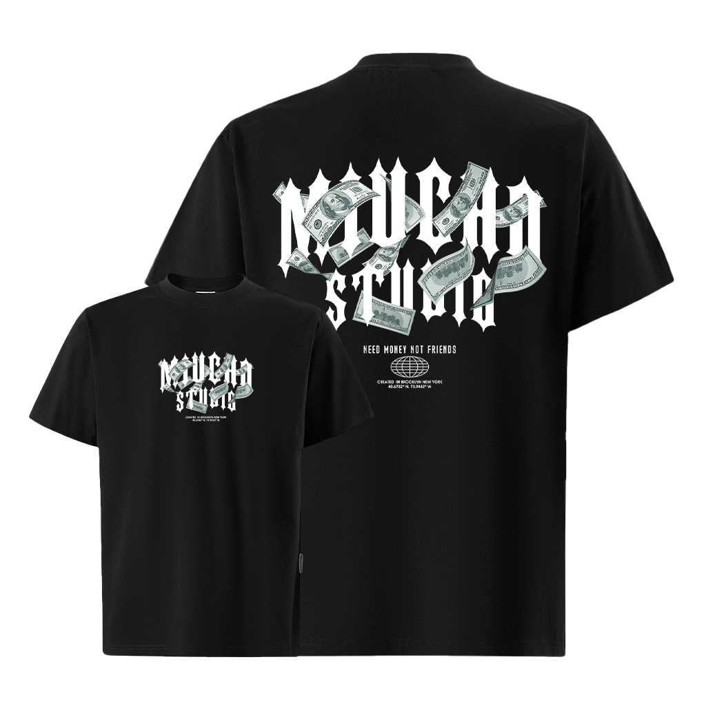 Áo phông form rộng basic local brand ATD1512 Miucho Iconic vải cotton thoáng mát cổ tròn in graphic_thumbnail_19