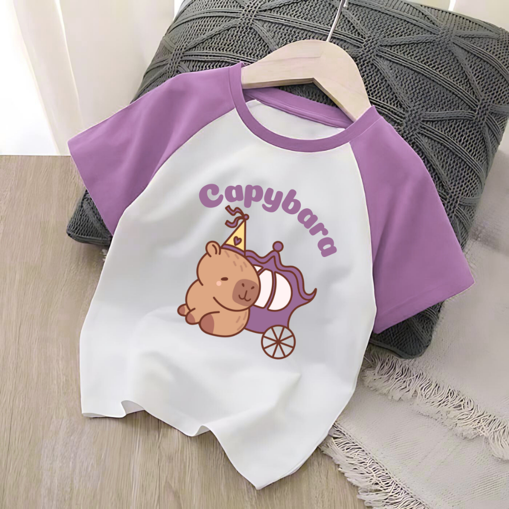 Áo thun trẻ em in hình Capybara - Loza Kids G0207_thumbnail_2