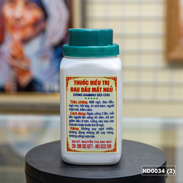 Thuốc điều trị đau đầu mất ngủ - Dòng Đa Minh Bùi Chu