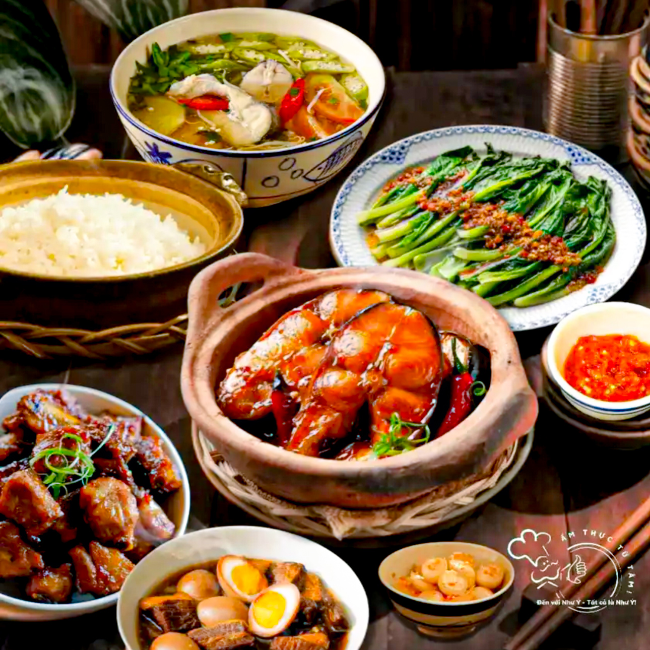 CƠM TRƯA 10 MÓN KINH DOANH - BẾP CÔ LINH