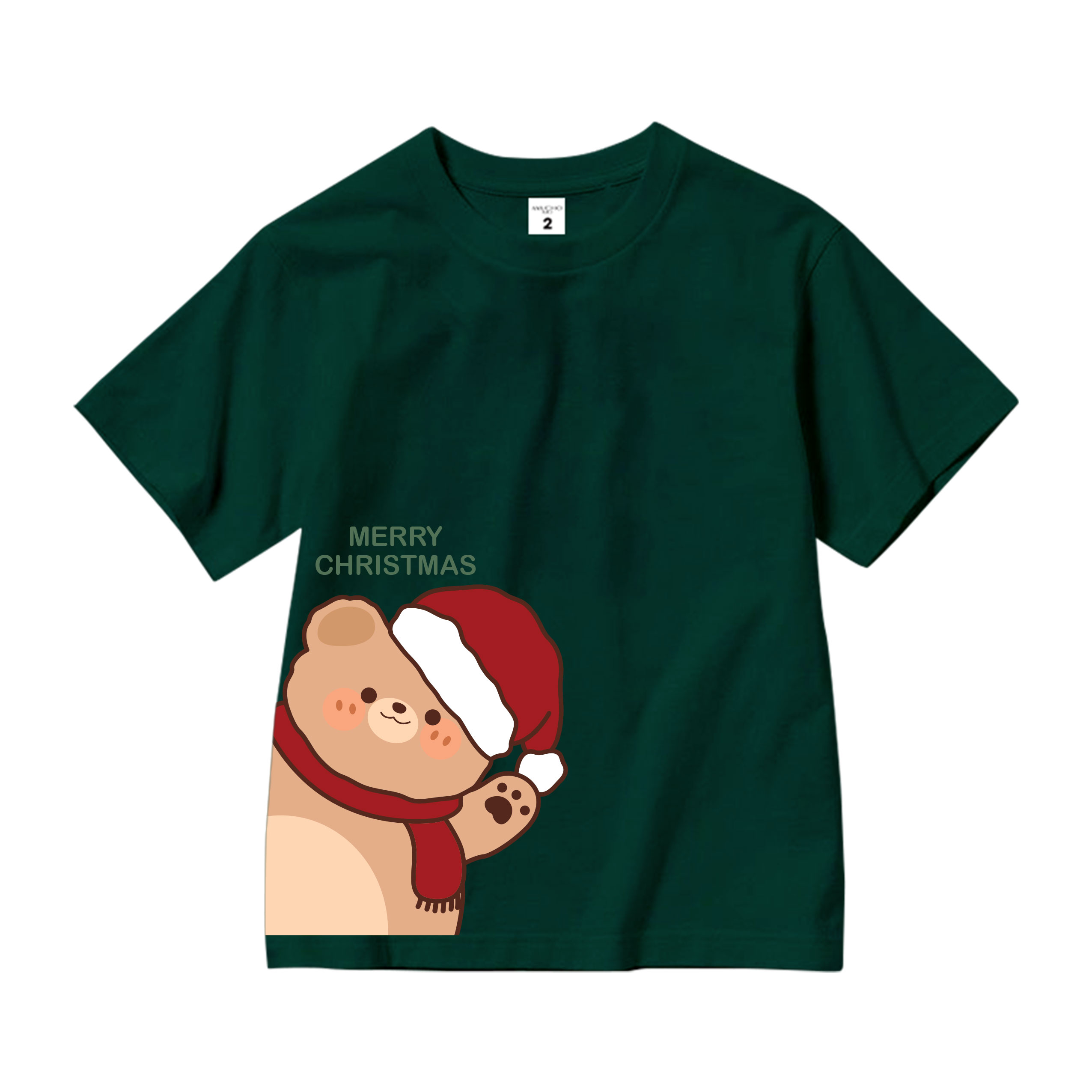 Áo thun bé trai giáng sinh noel form rộng vải cotton co giãn thoải mái AED1710 Miucho Kid in artwork_thumbnail_7