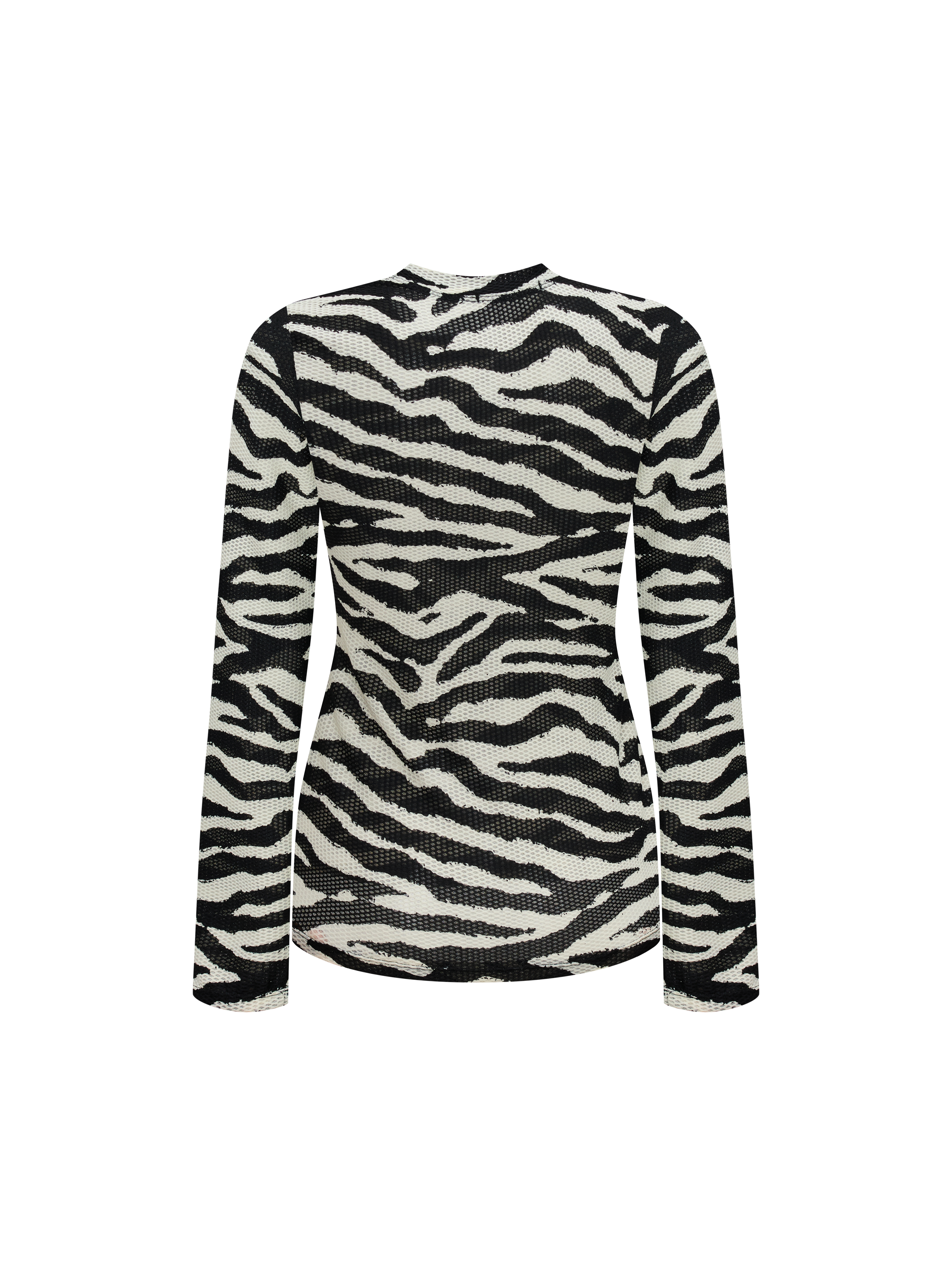 BIGSIZE - Áo thun tay dài sọc vằn T- AT9066