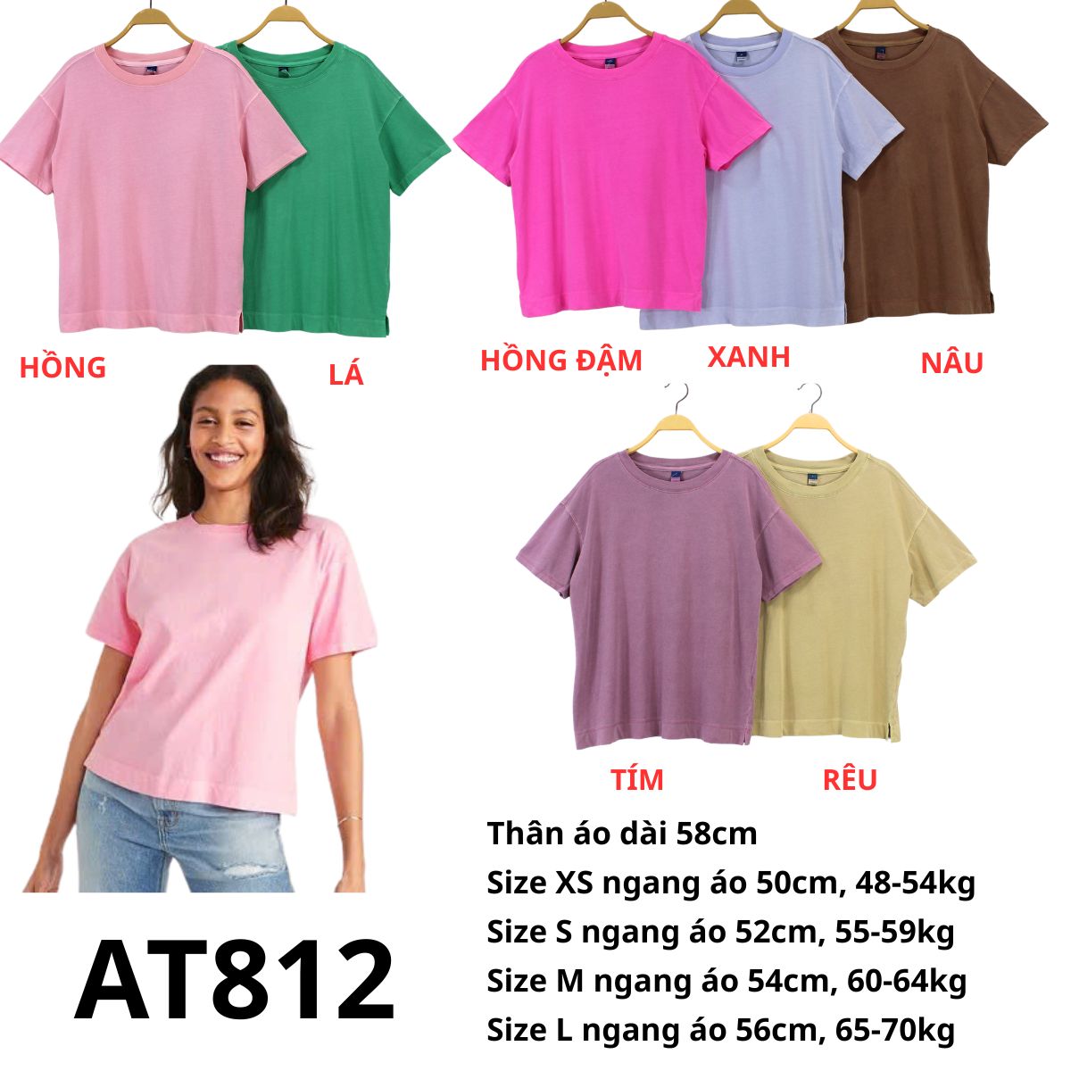 AT812 ÁO THUN CROP SO