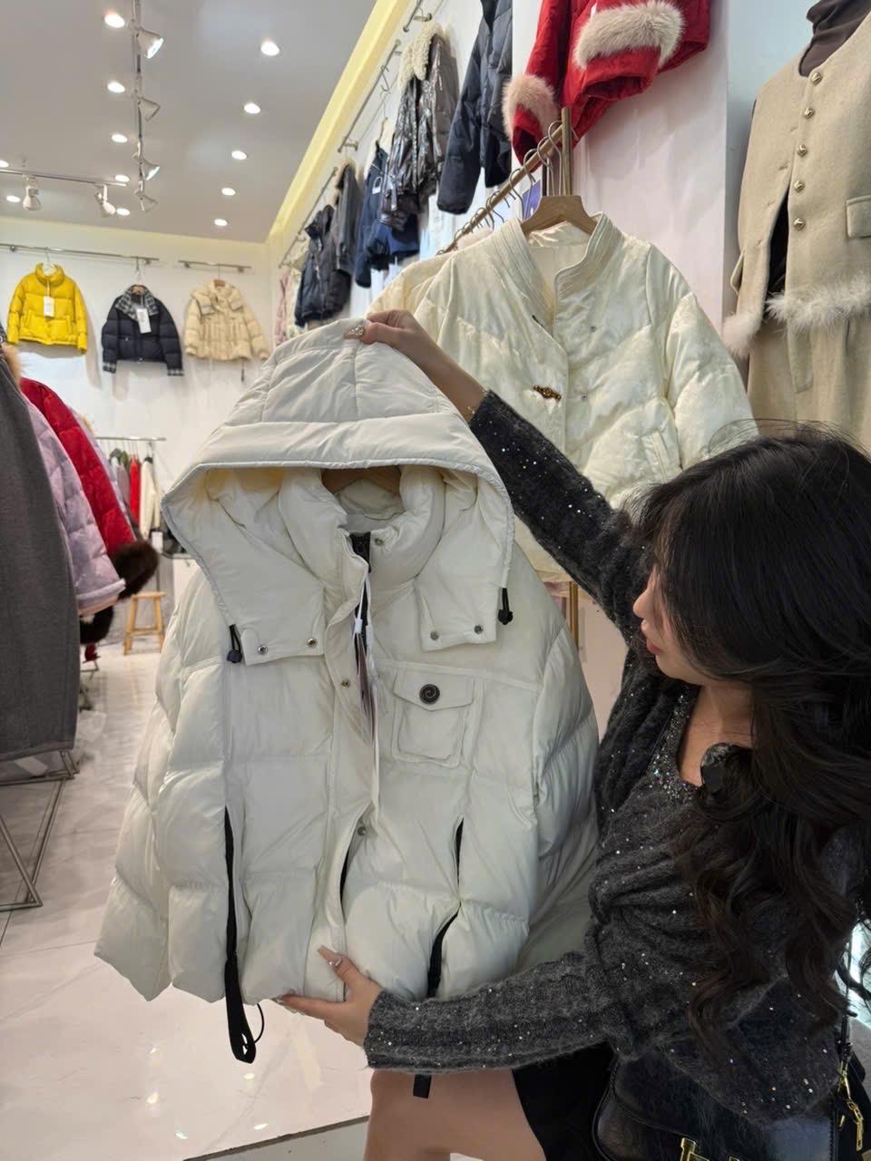 Áo khoác phao Trắng - C78