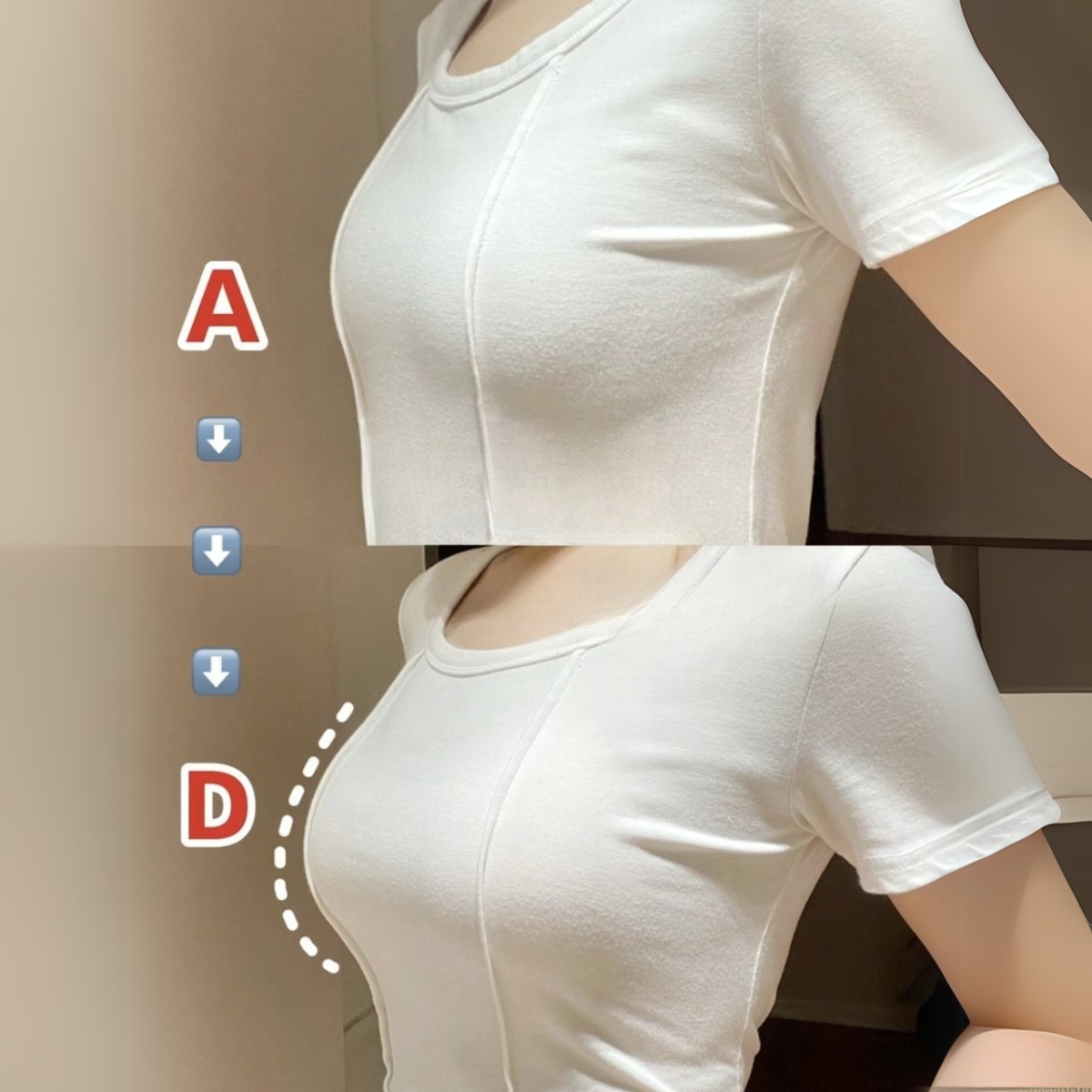 CalniKean Áo Lót Nữ Su Đúc Không Đường May Mềm Mại 2 Màu Đen Da Mút 6cm Siêu Nâng Đẩy V1 CK04_thumbnail_9