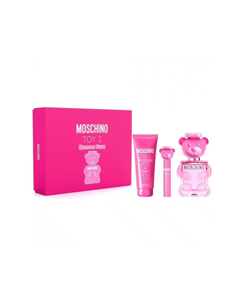 Gift set Moschino Toy 2 Bubble Gum EDT 100ml (gấu hồng)