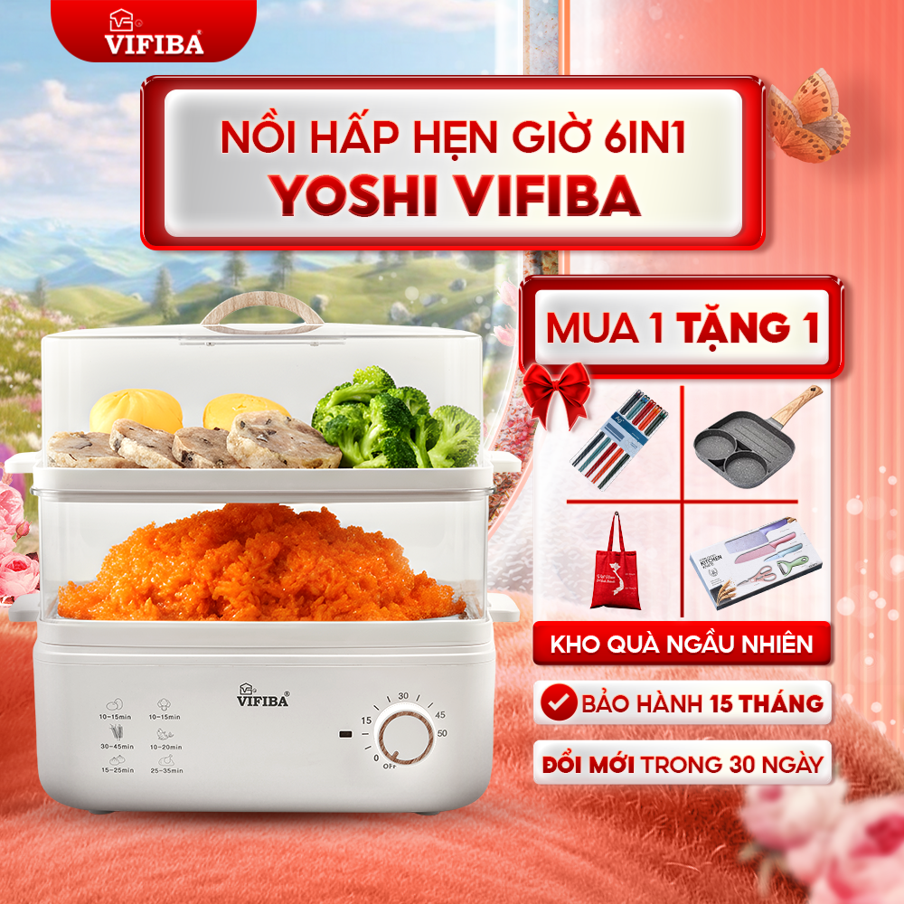 Nồi Hấp Điện Thủy Nhiệt Yoshi Vifiba