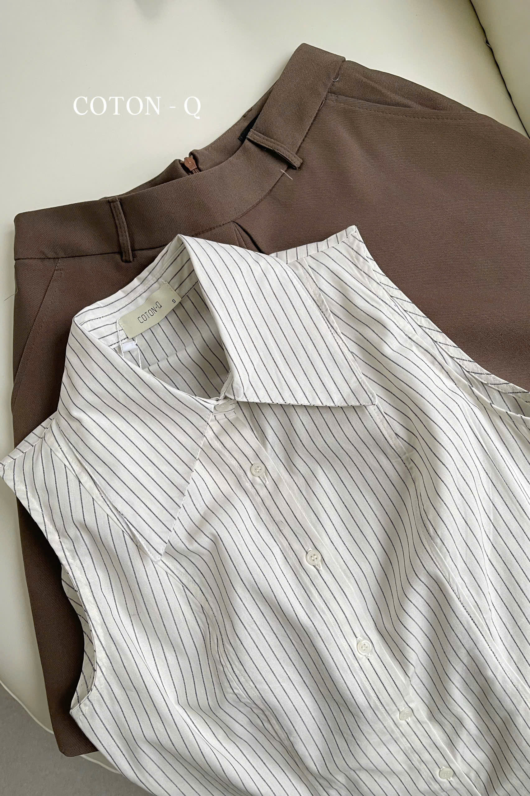 Set áo somi sát nách + quần short_thumbnail_2