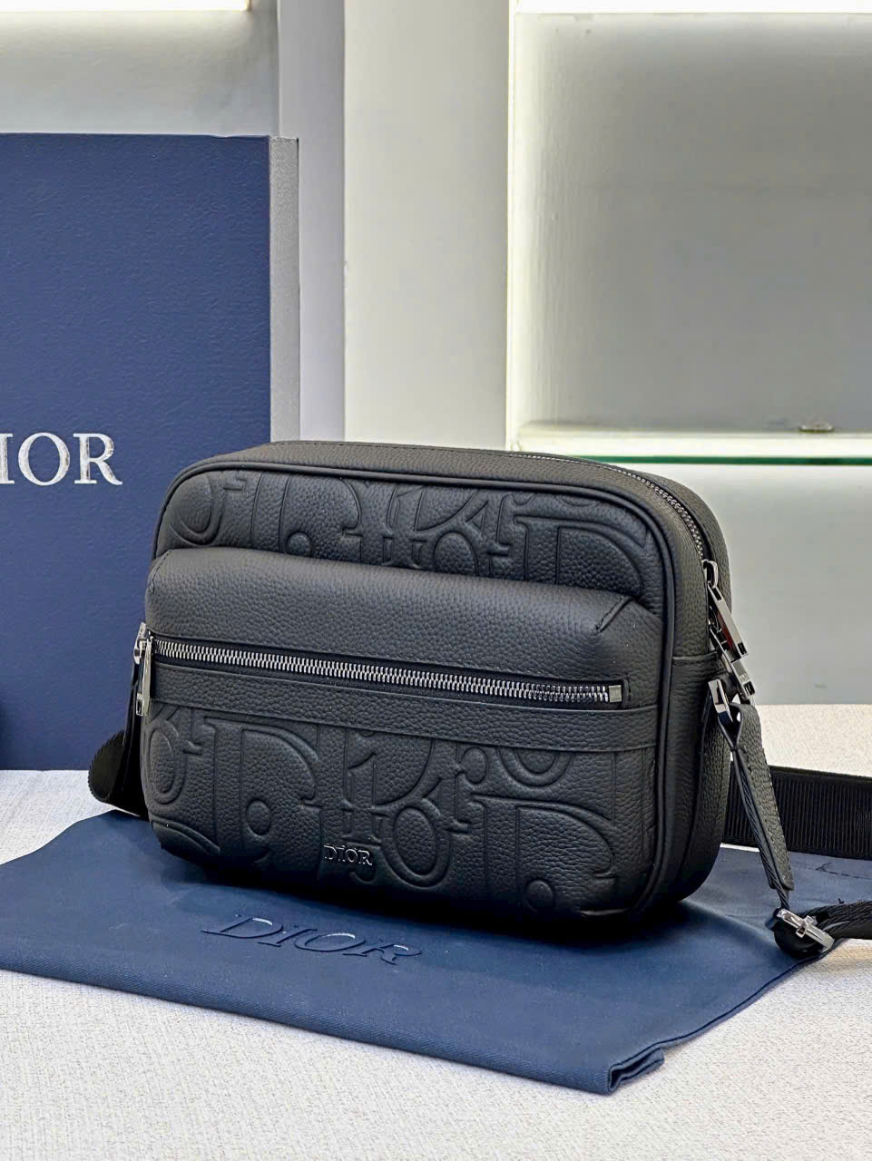 Dior Zipped Messenger Bag